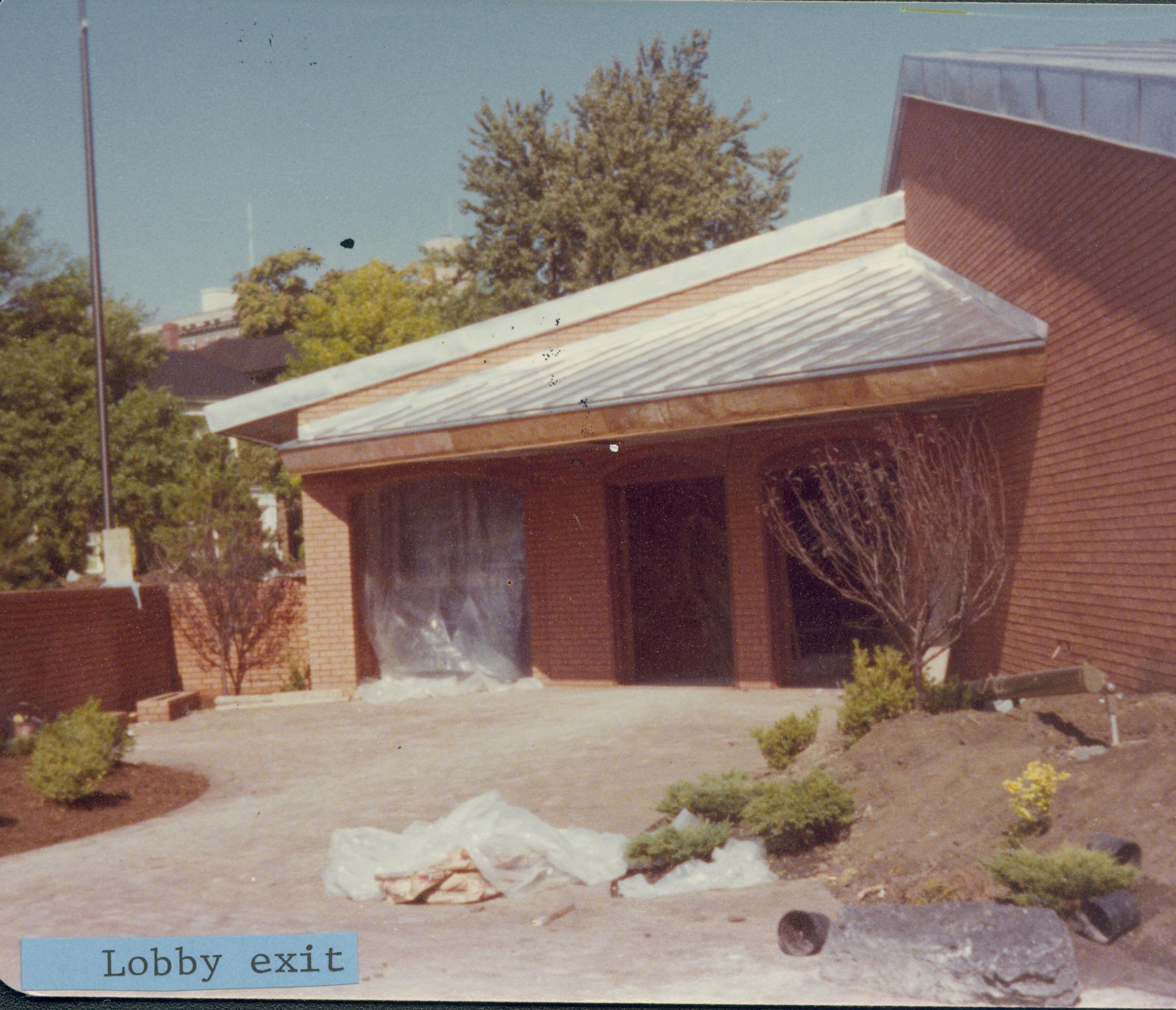 Lobby exit Lincoln Home NHS- Visitor Center Visitor Center, construction