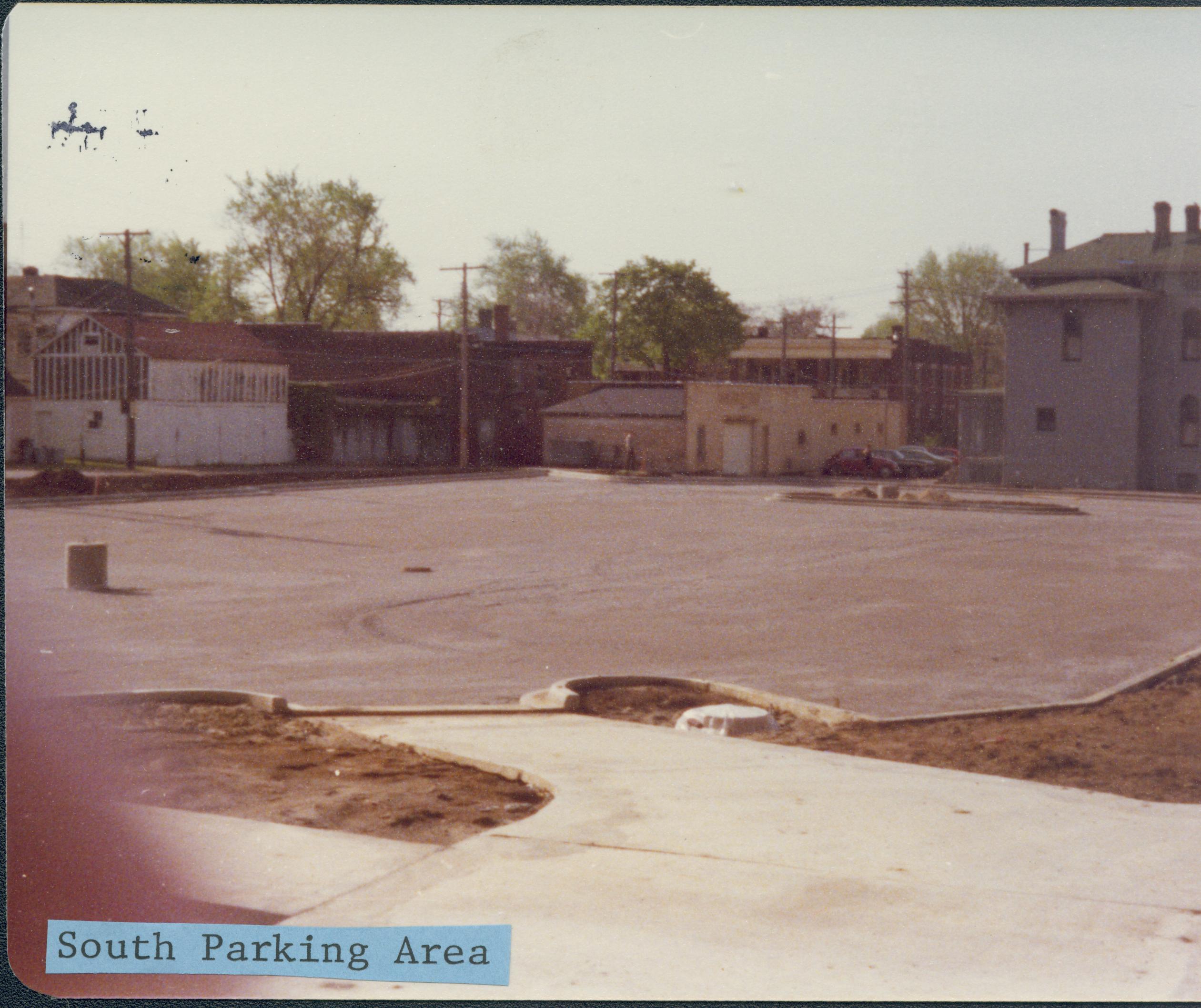 South parking area Lincoln Home NHS- Visitor Center Visitor Center, construction