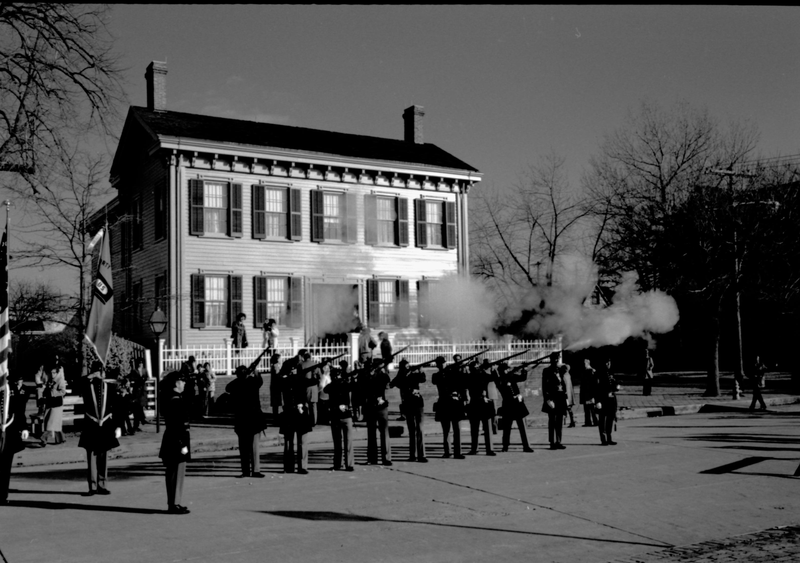 NA Lincoln Home NHS- Visitor Center Dedication Ceremony, class 13 pic 1 Lincoln Home, ceremony, dedication