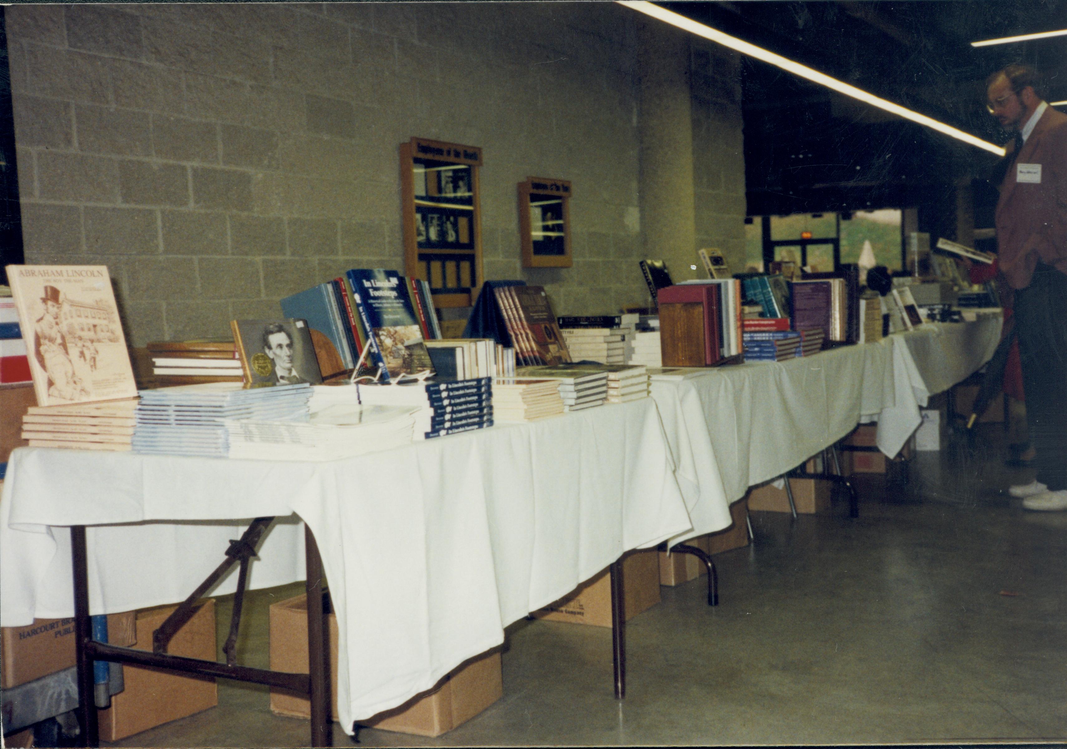 NA Lincoln Home NHS- Visitor Center, Eastern National LIHO Sales Area Visitor Center, storage, books