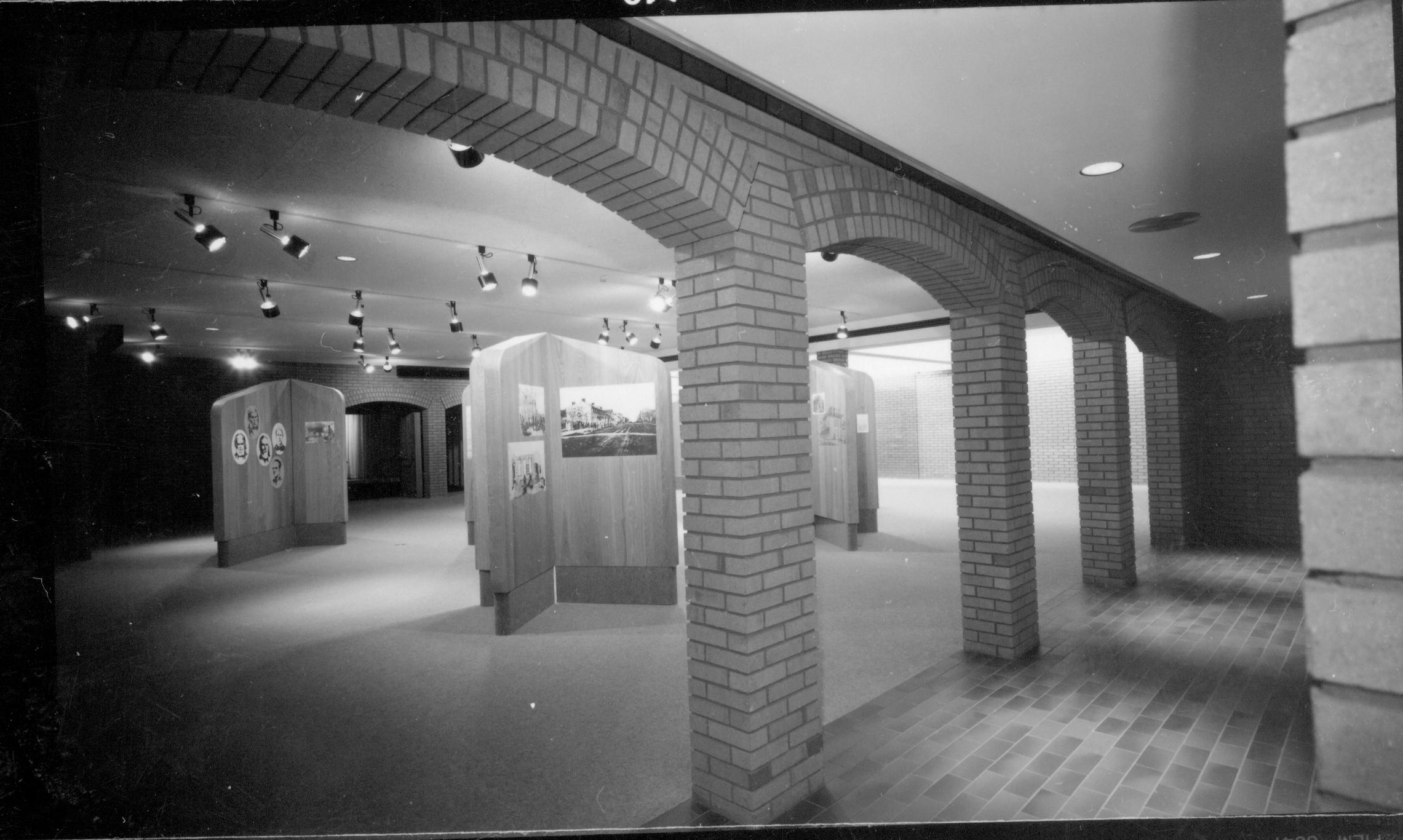 NA Lincoln Home NHS- Visitor Center, To Bill Hagen State Journal Register from Chester Hamilton Visitor Center, exhibit