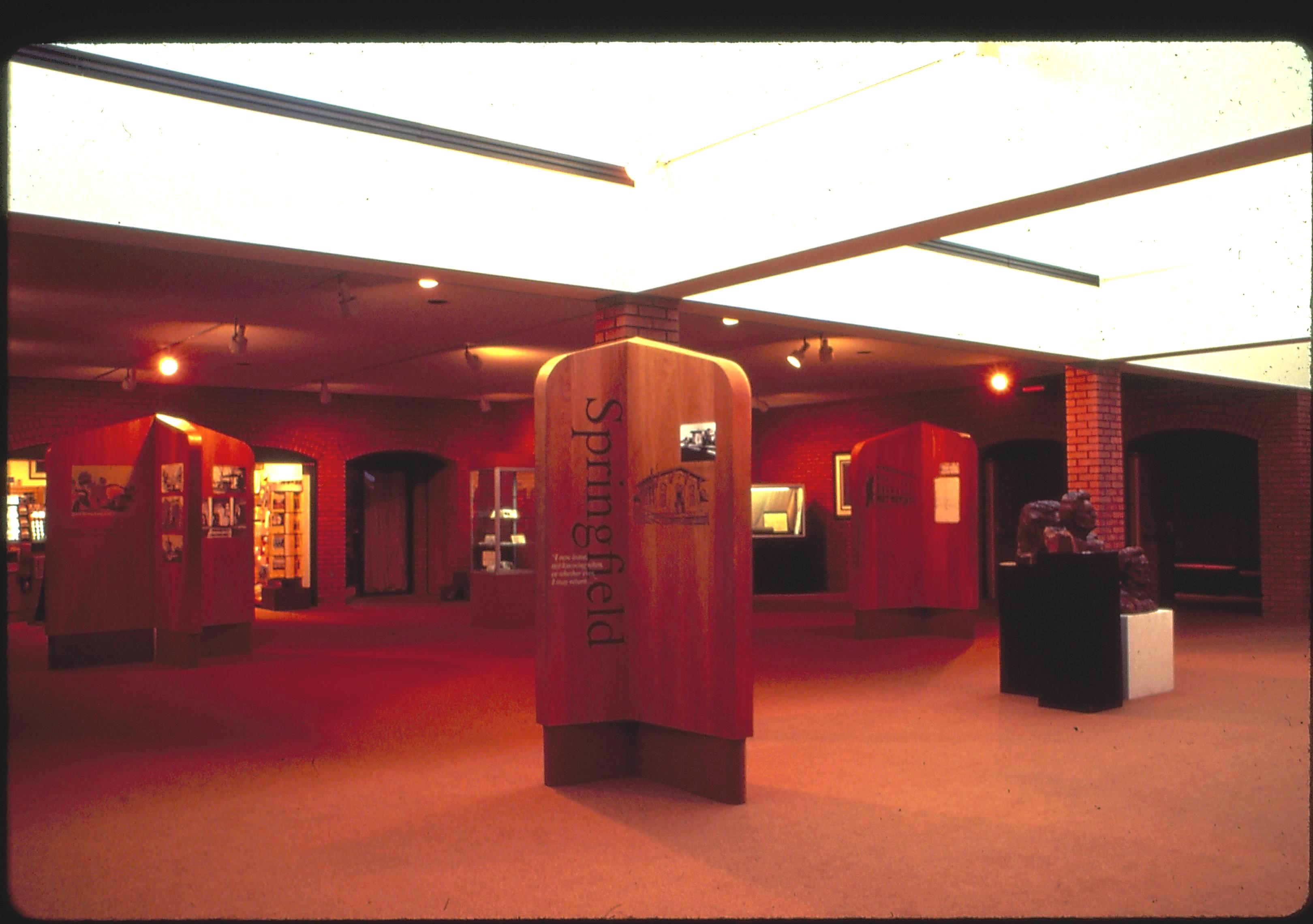 NA Lincoln Home NHS- Visitor Center Visitor Center, exhibit