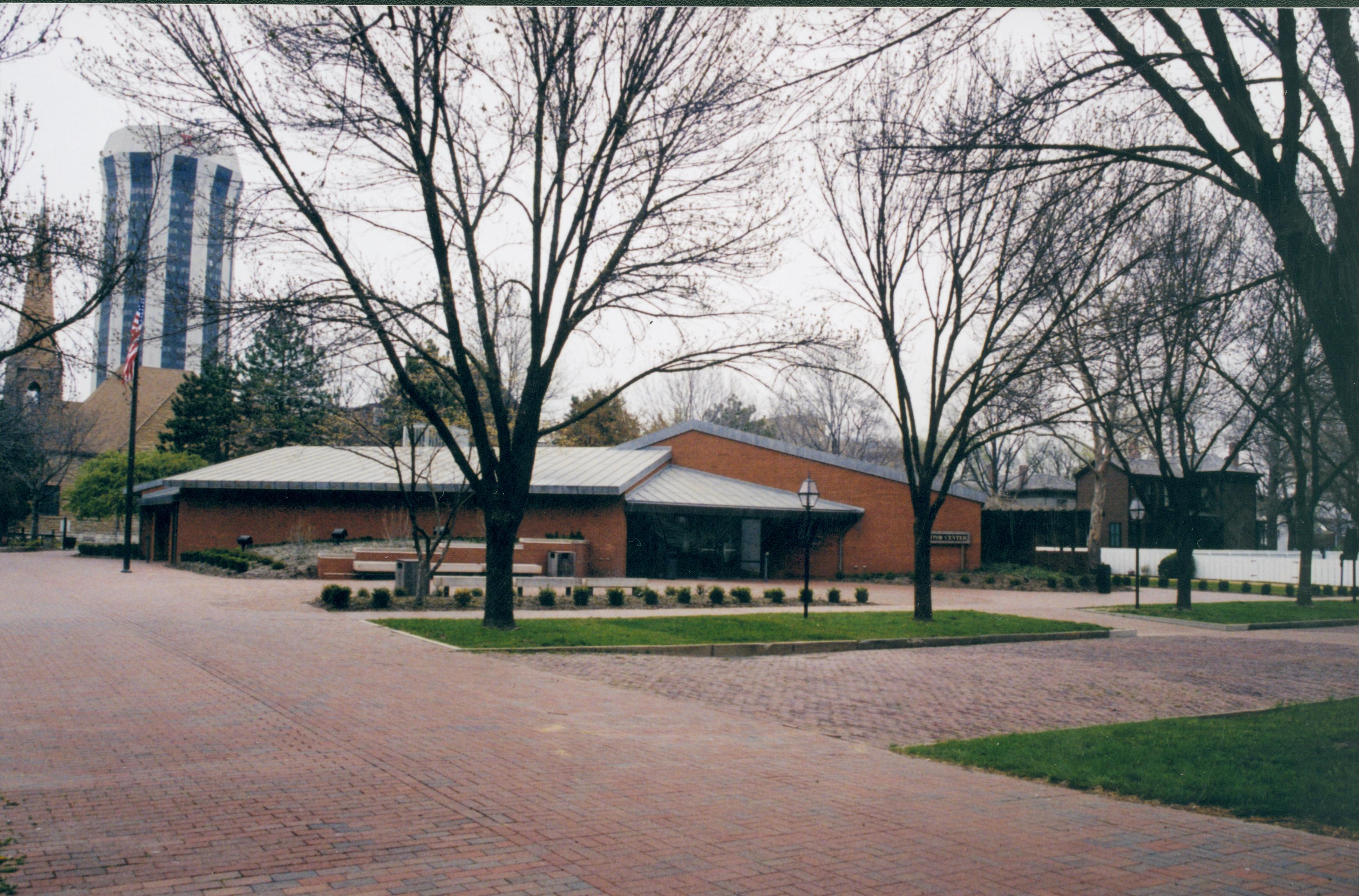 NA Lincoln Home NHS- Visitor Center 2004, 8A Visitor Center, exterior, entrance