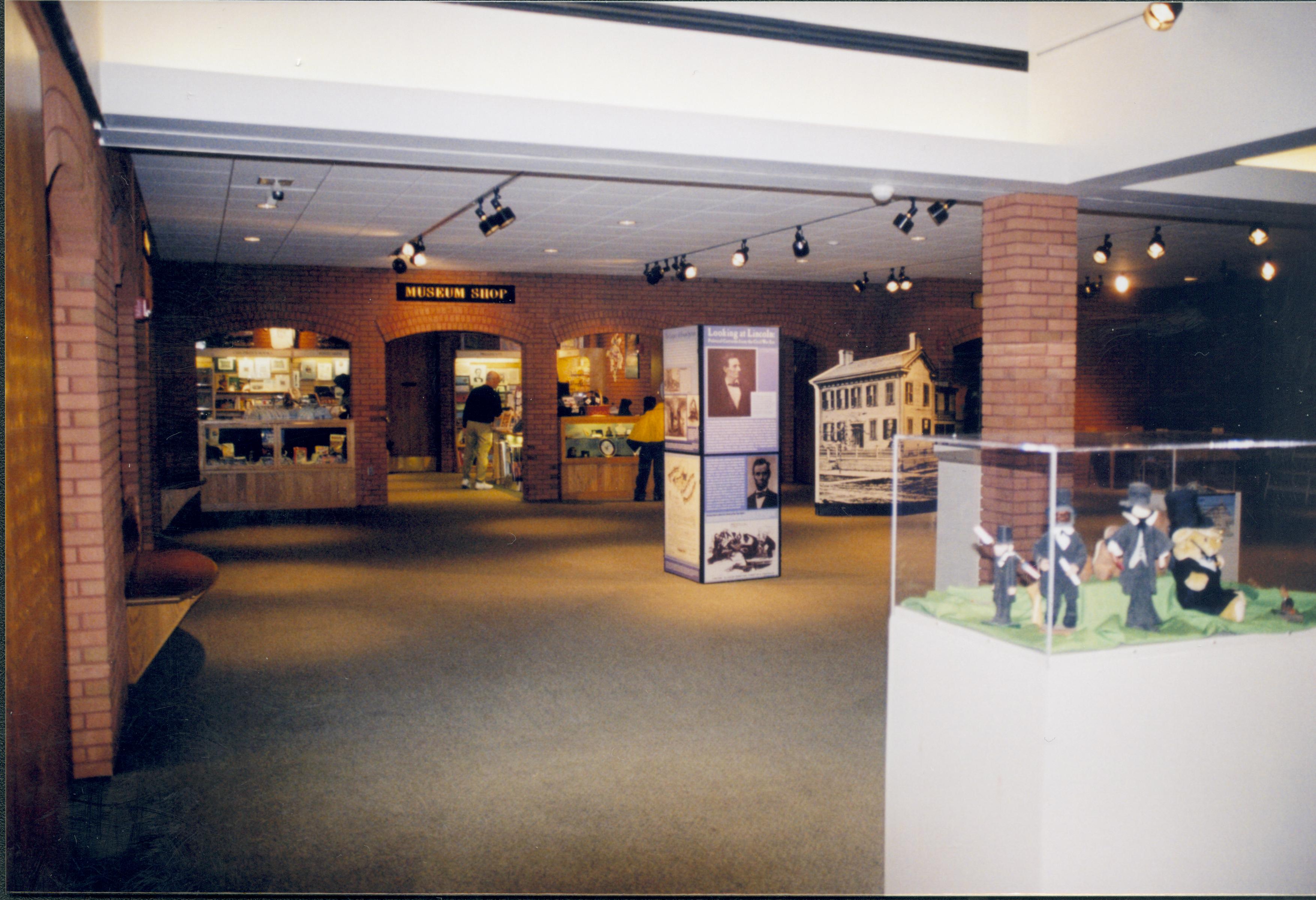 NA Lincoln Home NHS- Visitor Center 2004, 18A Visitor Center, interior, exhibit