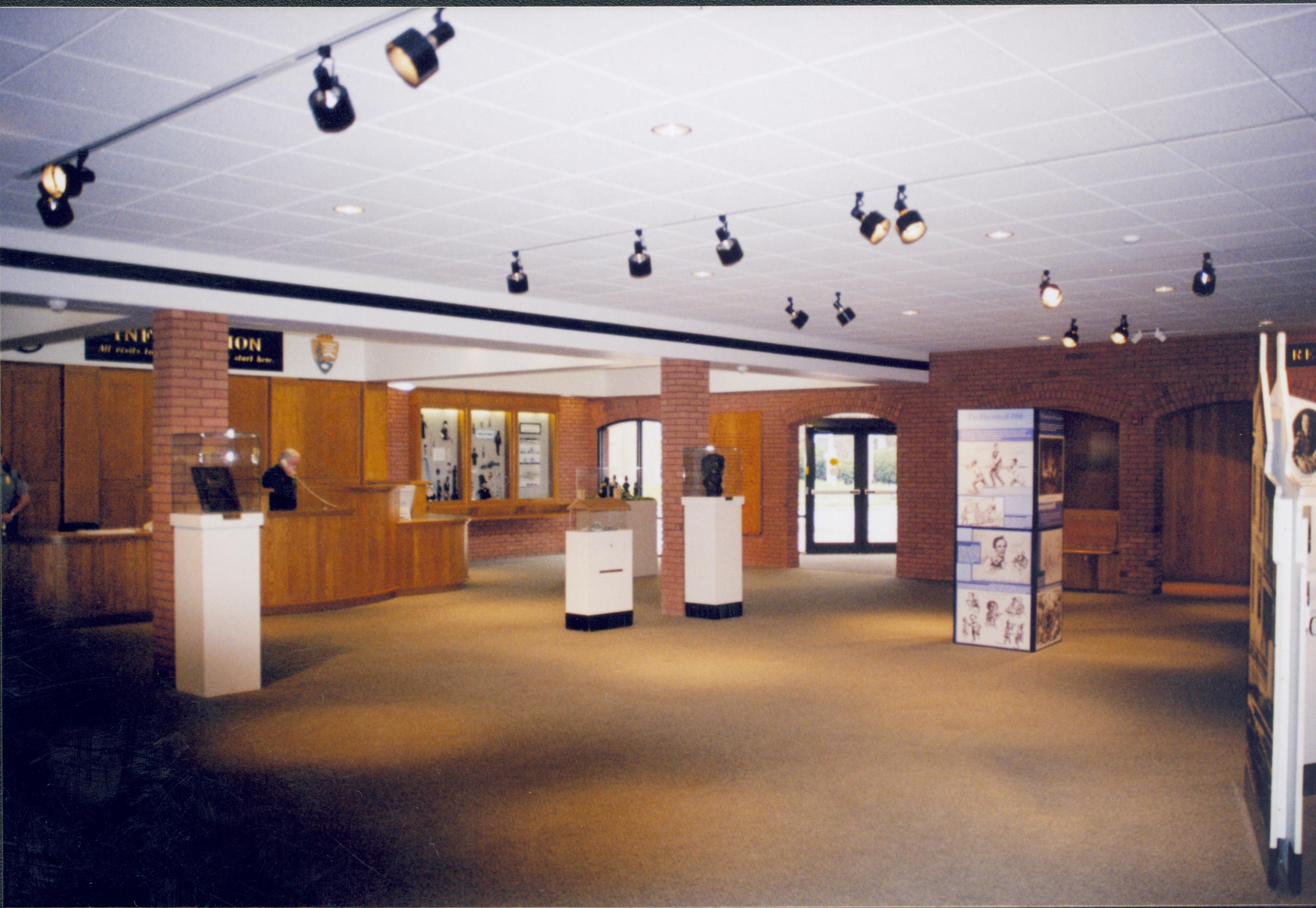 NA Lincoln Home NHS- Visitor Center 2004, 21A Visitor Center, interior, exhibit