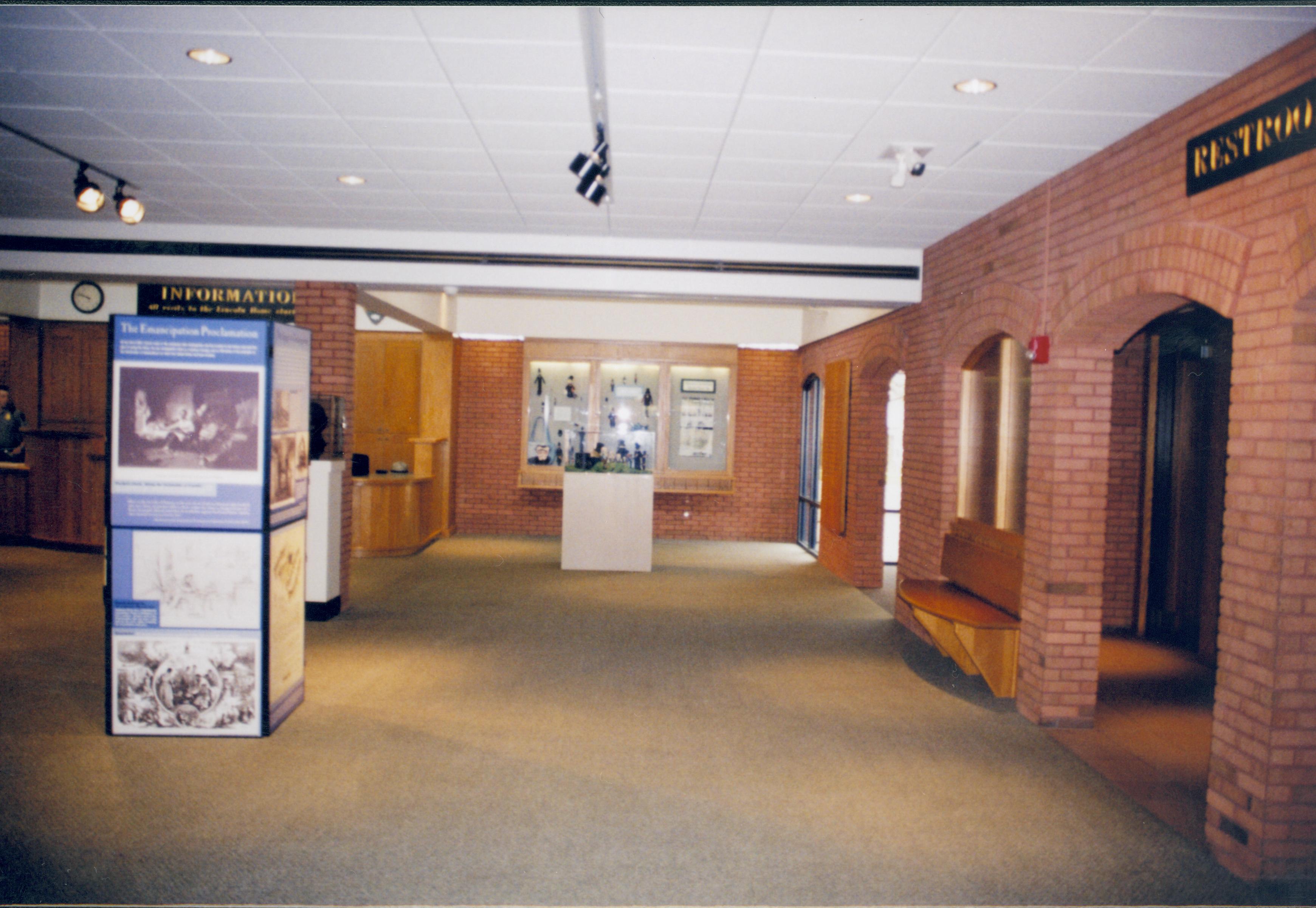 NA Lincoln Home NHS- Visitor Center 2004, 23A Visitor Center, interior, exhibit