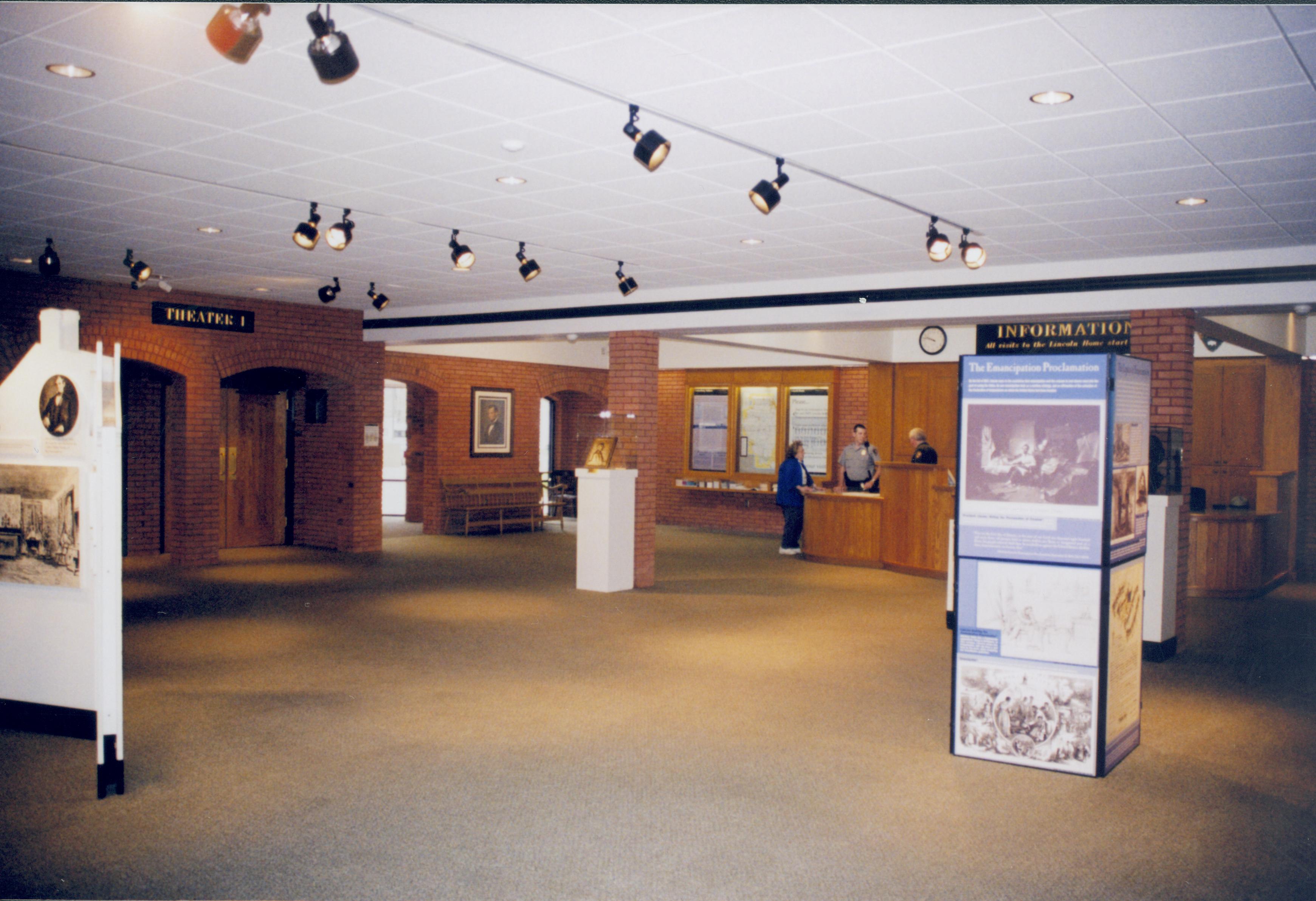 NA Lincoln Home NHS- Visitor Center 2004, 22A Visitor Center, interior, exhibit