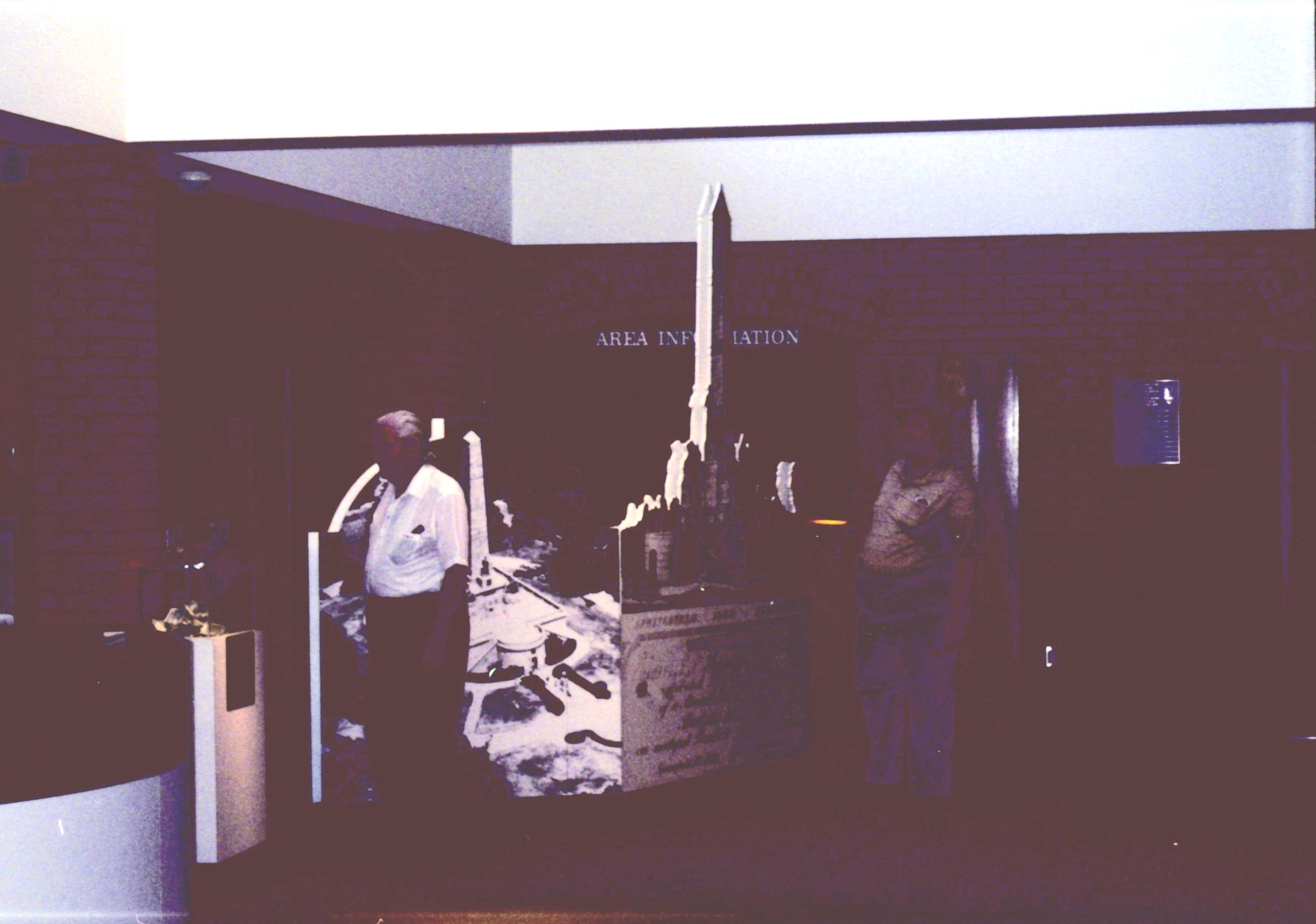 NA Lincoln Home NHS- Visitor Center, prints could not be located Visitor Center, interior, exhibit