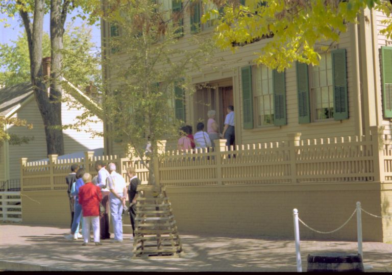 NA Lincoln Home NHS- Visitor Center, prints could not be located Lincoln Home, exterior