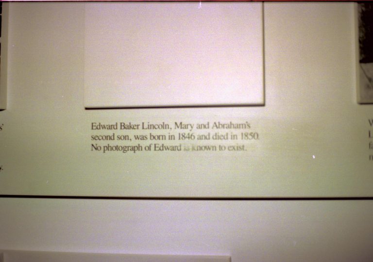 NA Lincoln Home NHS- Visitor Center, prints could not be located, 5372, 82A Visitor Center, exhibit