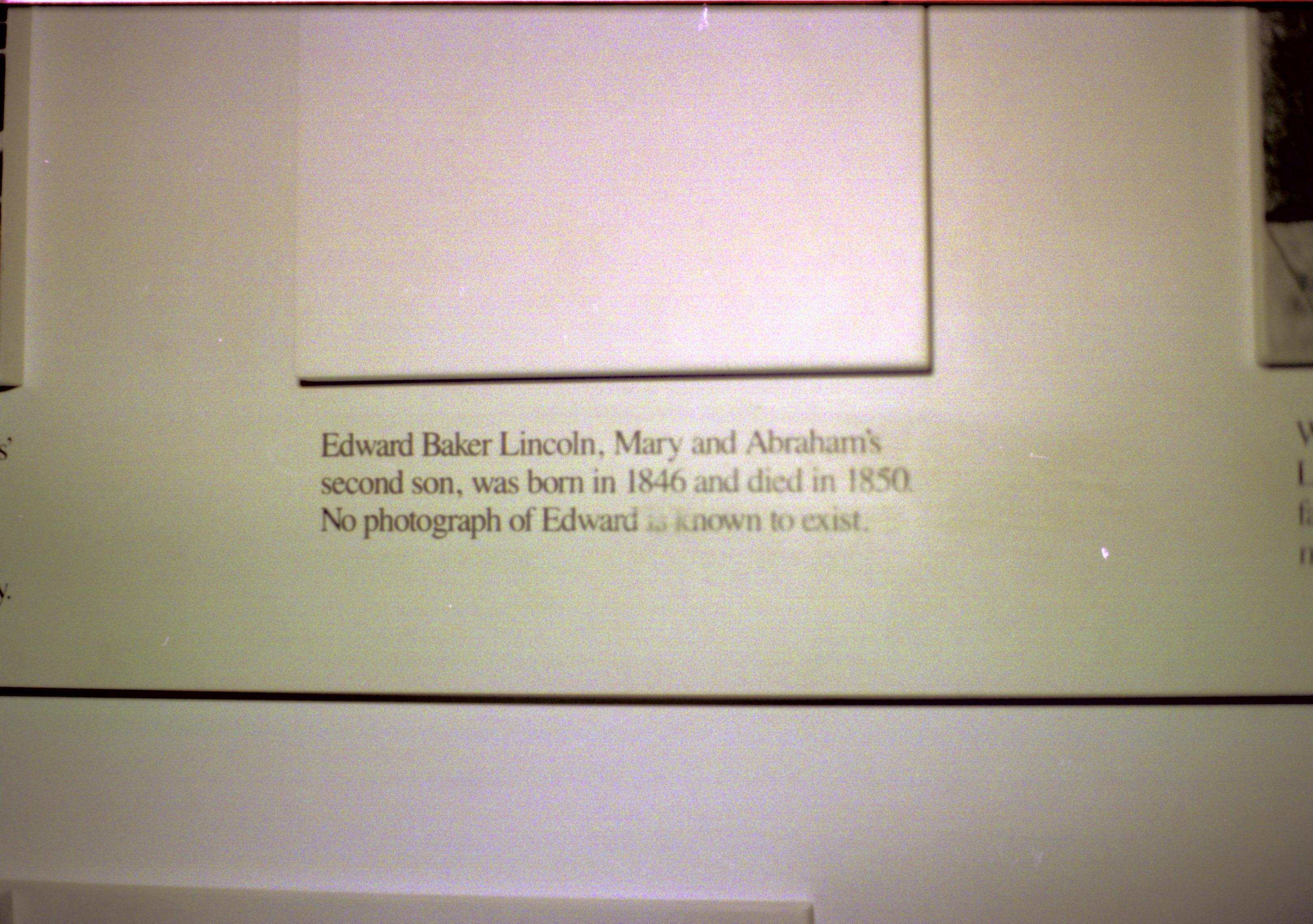 NA Lincoln Home NHS- Visitor Center, prints could not be located, 5372, 82A Visitor Center, exhibit