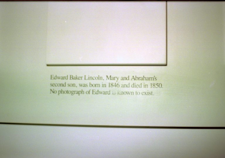 NA Lincoln Home NHS- Visitor Center, prints could not be located, 5372, 82A Visitor Center, exhibit
