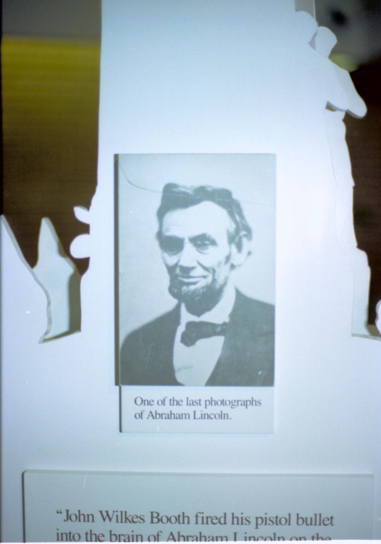 NA Lincoln Home NHS- Visitor Center, prints could not be located, 5372, 82A Visitor Center, exhibit