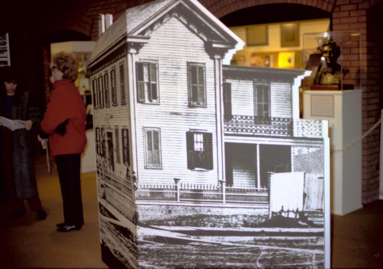 NA Lincoln Home NHS- Visitor Center, prints could not be located, 5372, 82A Visitor Center, exhibit, Lincoln Home
