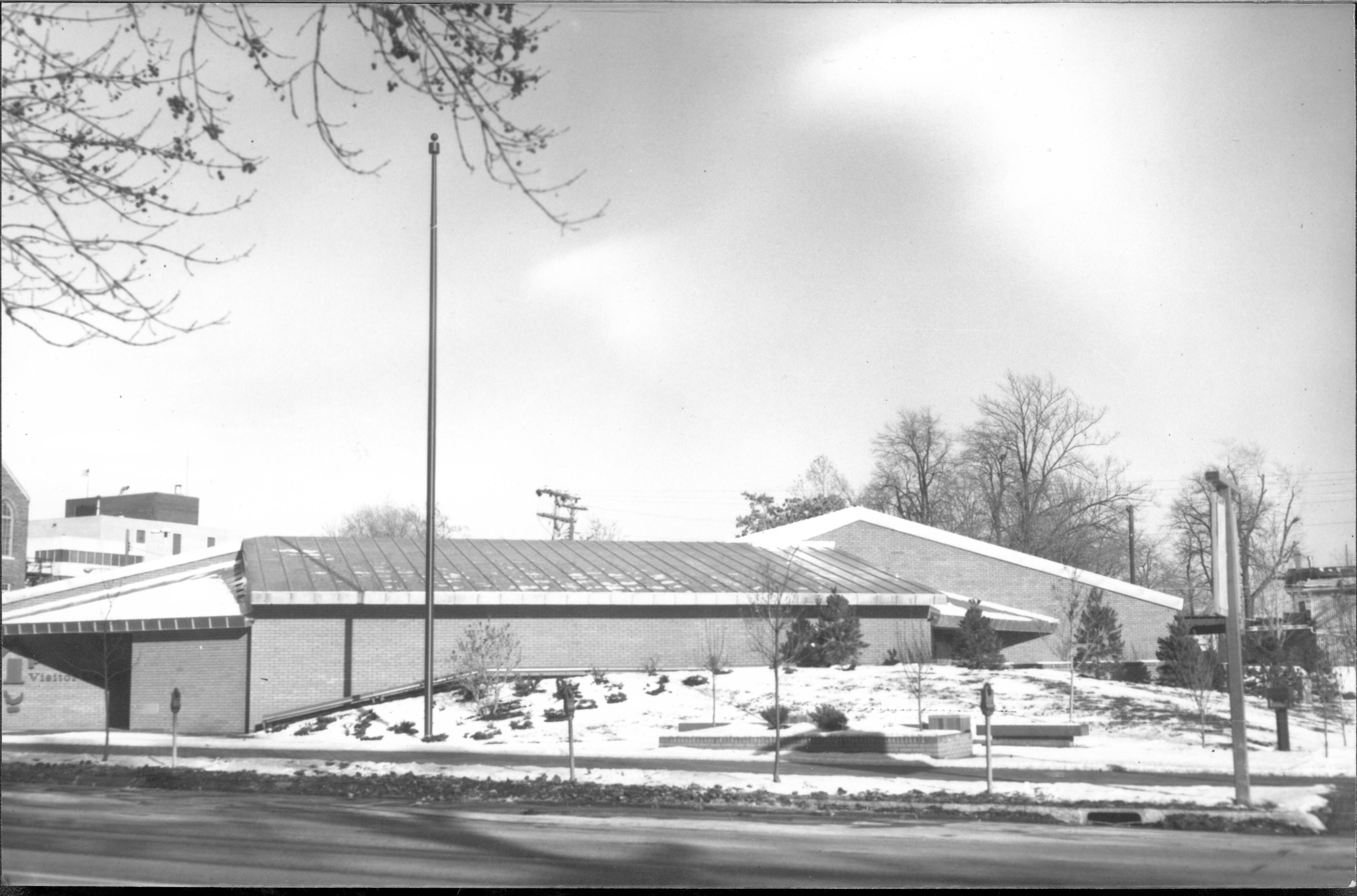 NA Lincoln Home NHS- Visitor Center Visitor Center, snow