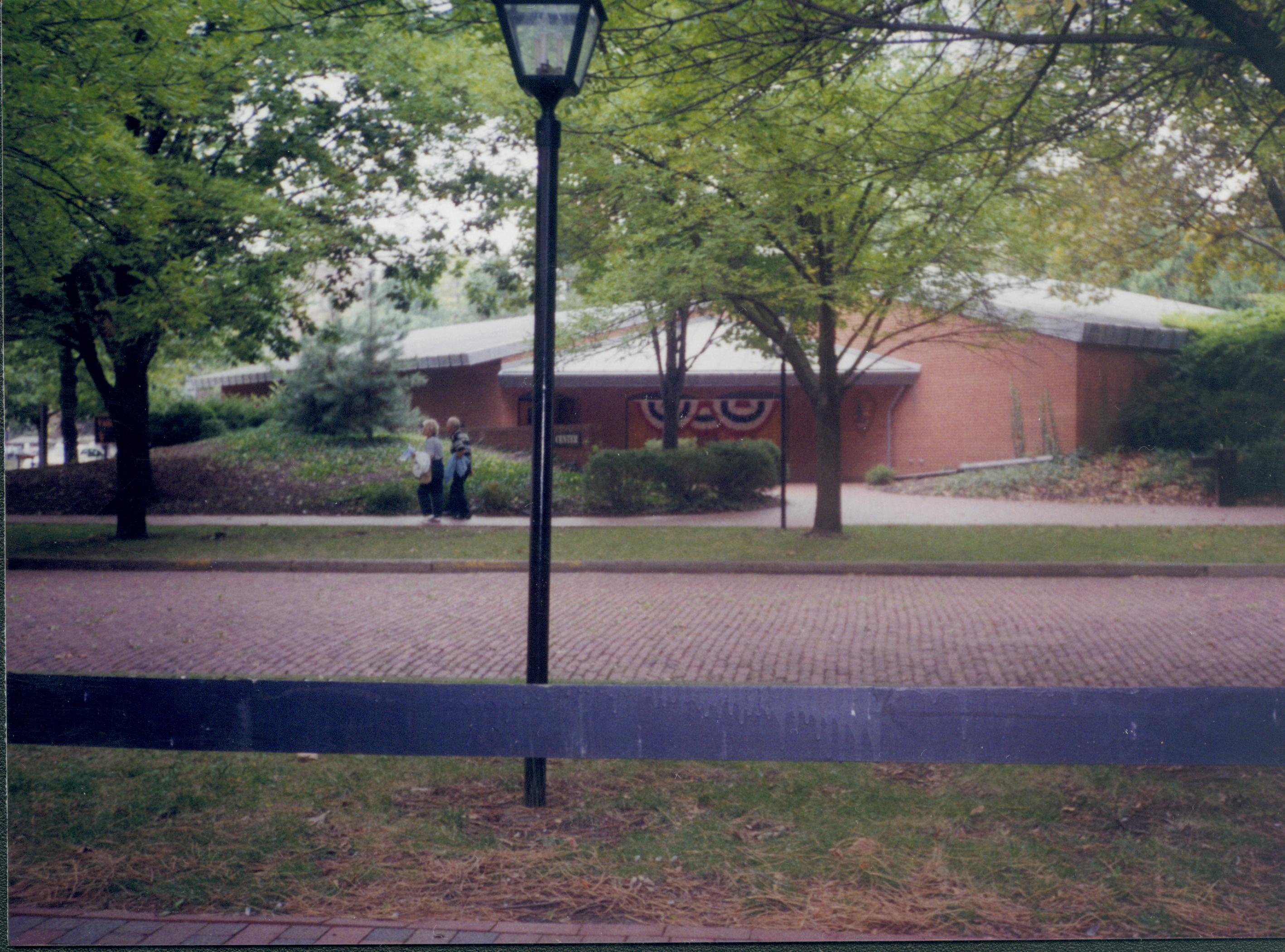 View of Visitor Center from pakring lot area Lincoln Home NHS- Visitor Center, Roll 15 exp 14, 15-14 Visitor Center, entrance