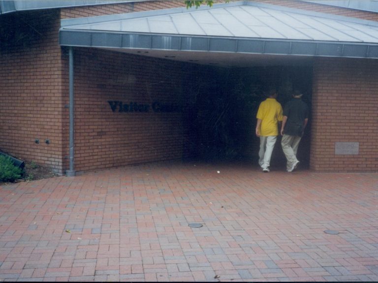 Seventh Street entrance to visitor center Lincoln Home NHS- Visitor Center, Roll 15 exp 19, 15-19 Visitor Center, entrance