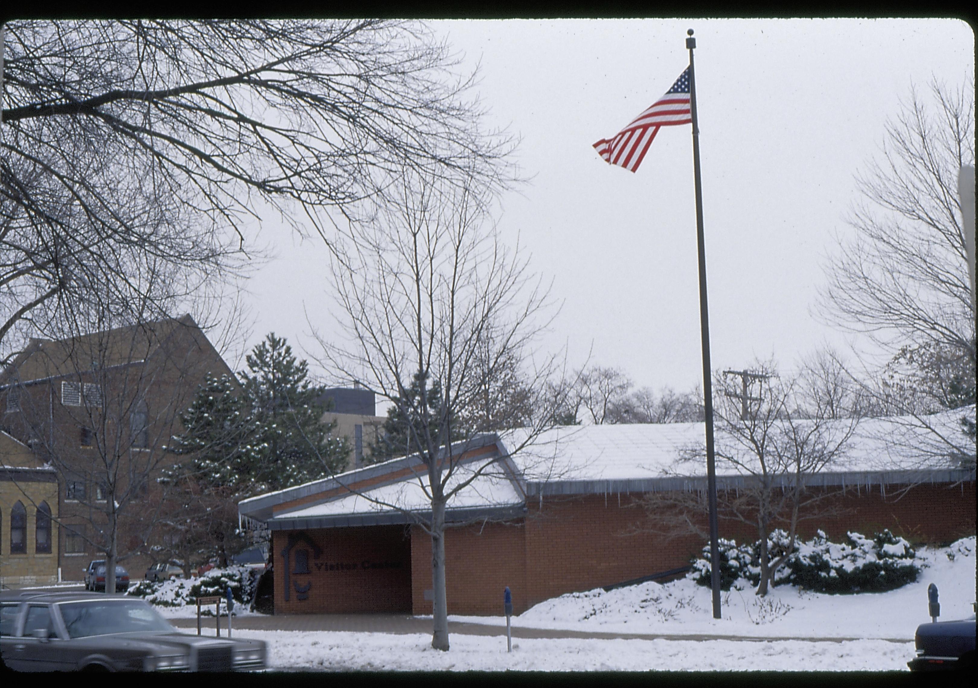 NA Lincoln Home NHS- Visitor Center, 2 Visitor Center, snow