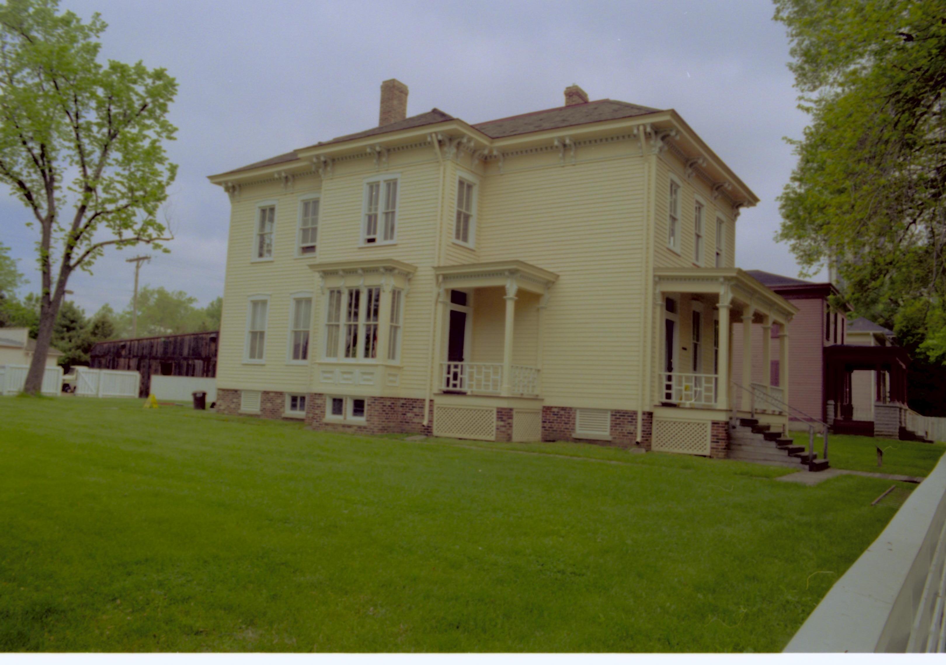 Shutt House late 1980s Lincoln Home NHS- Shutt House, LIHO Neighborhood Homes Restoration work, 150A Shutt House, restoration