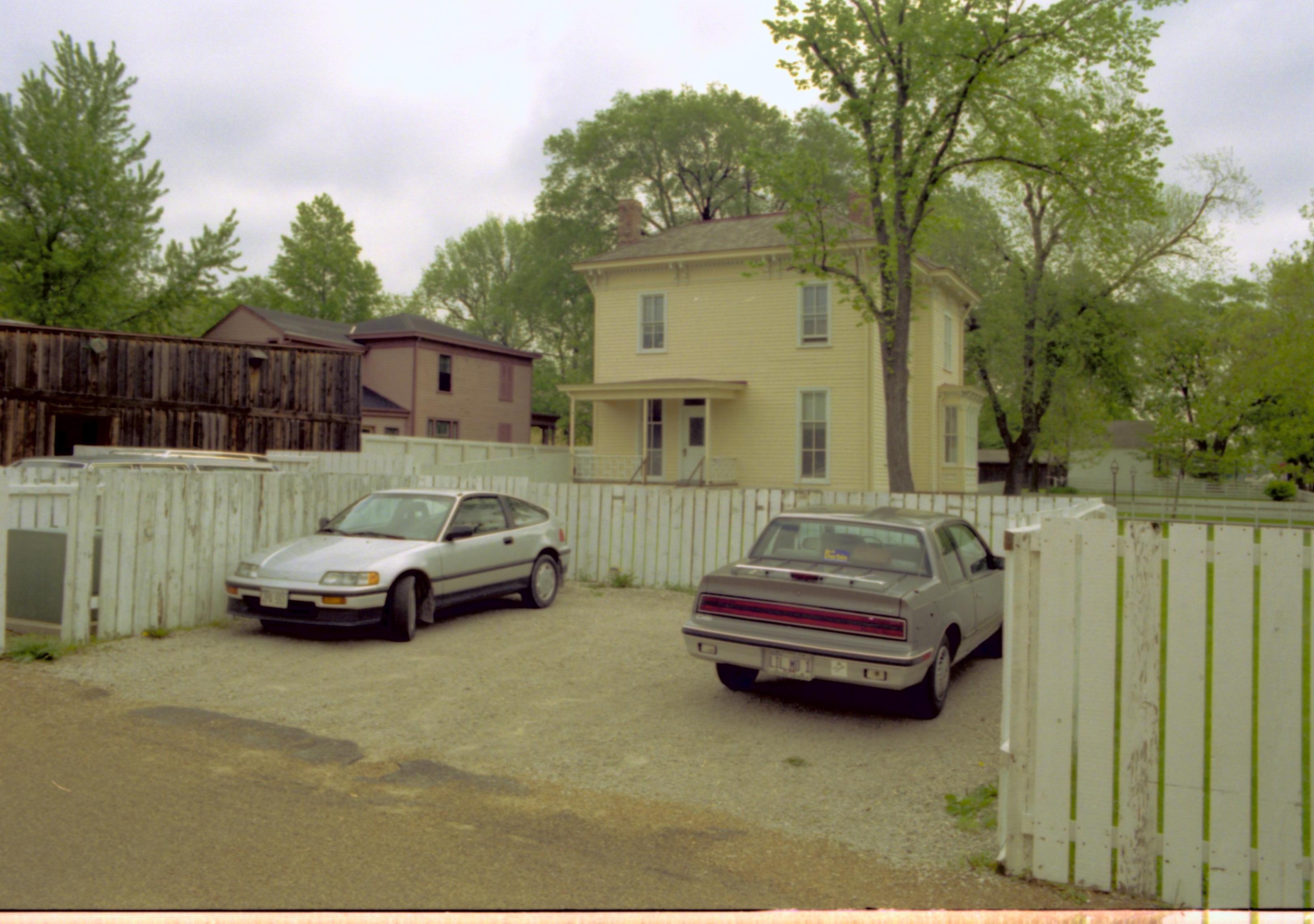 Shutt House late 1980s Lincoln Home NHS- Shutt House, LIHO Neighborhood Homes Restoration work, 150A Shutt House, restoration