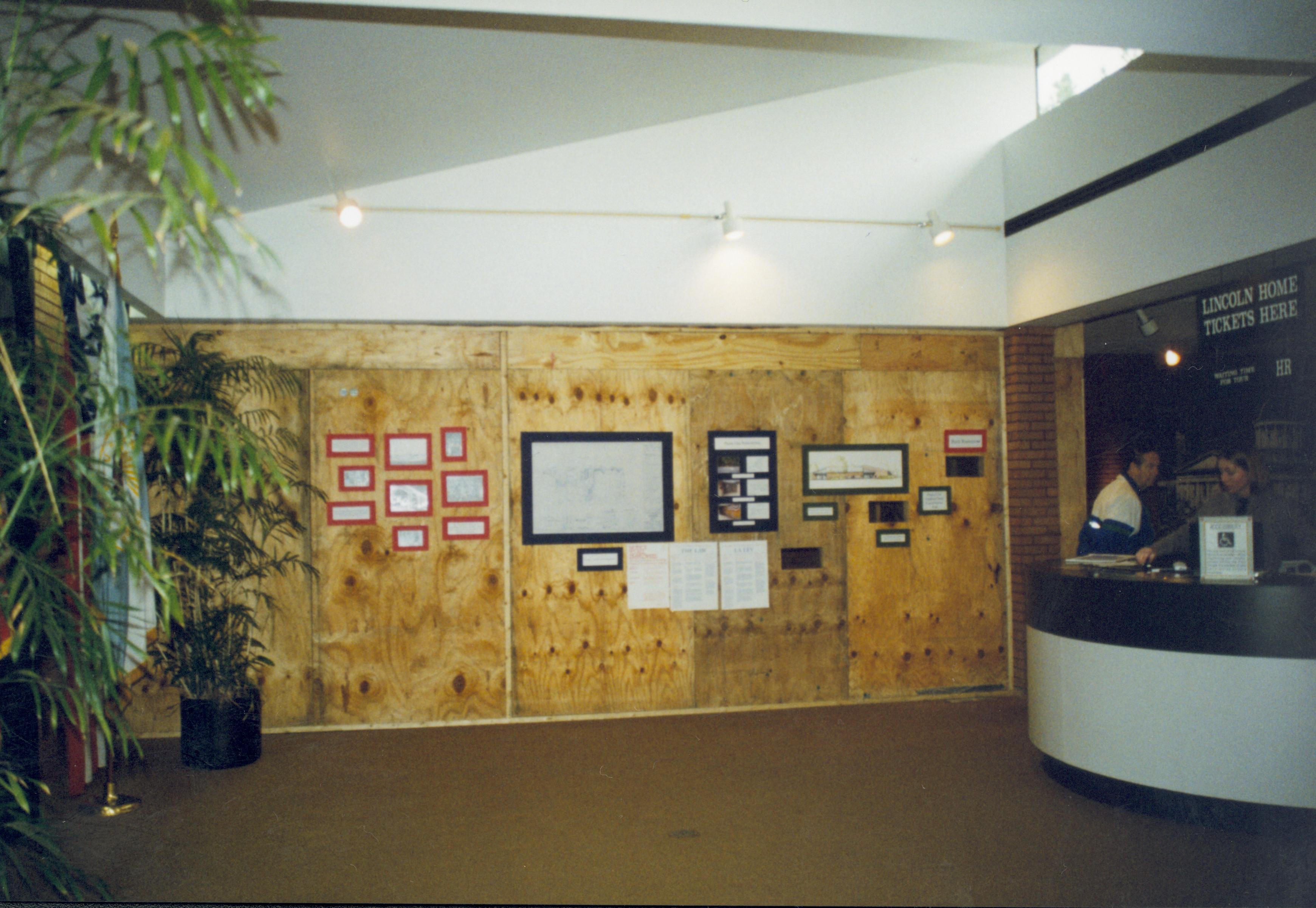 NA Lincoln Home NHS- Visitor Center remodel, Roll 1998-12 exp 10 Visitor Center, remodel