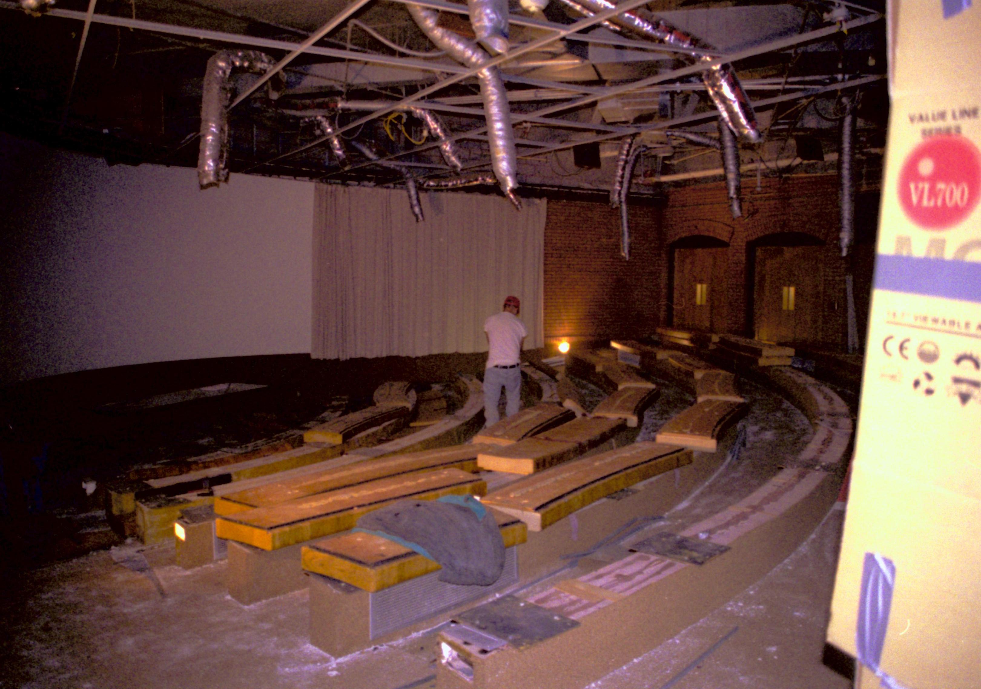 Auditorium Theater 1 Lincoln Home NHS- Visitor Center remodel,  Roll 2000-8, exp 19 Visitor Center, remodel, theatre