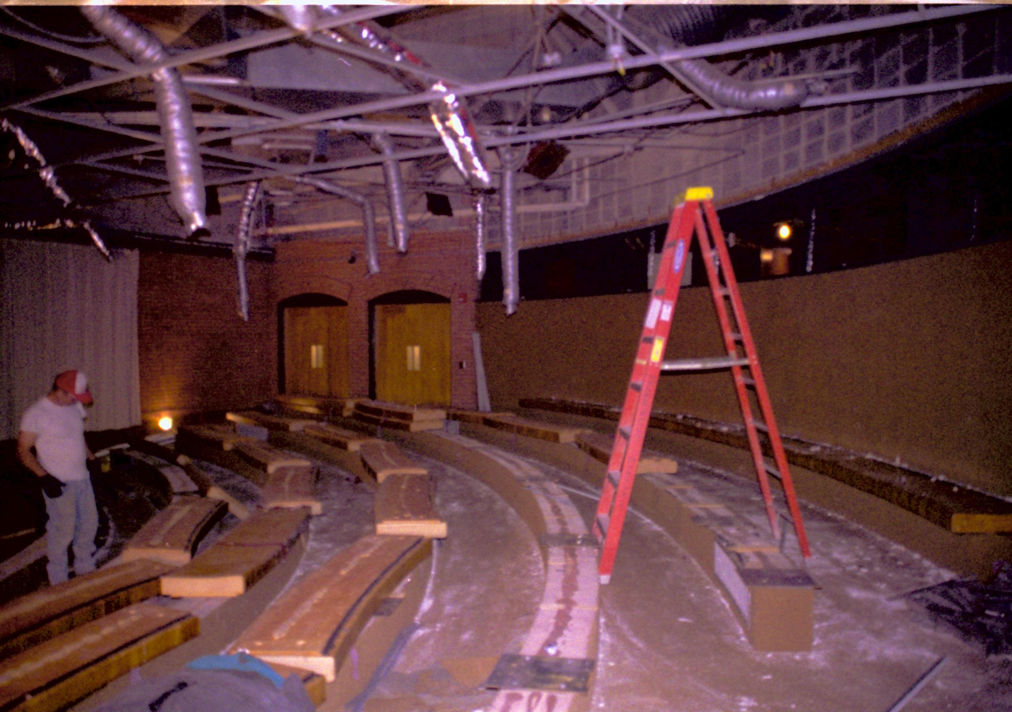 Theater 1 Lincoln Home NHS- Visitor Center remodel,  Roll 2000-8, exp 24 Visitor Center, remodel, theatre