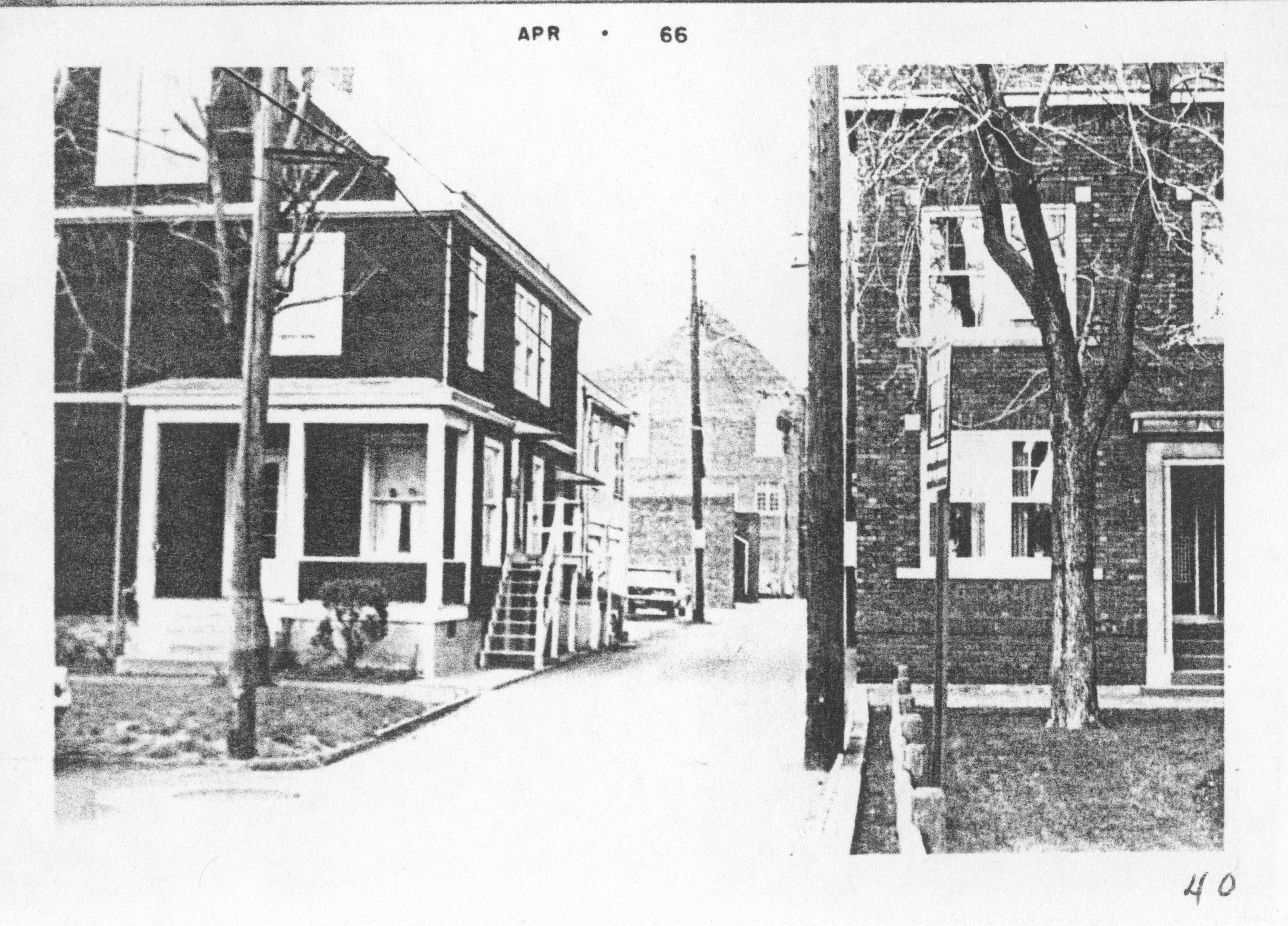 East side of 8th St. from Jackson to Edwards Lincoln Home NHS- Various Neighborhood locations, VF88-49, 40 neighborhood, historical