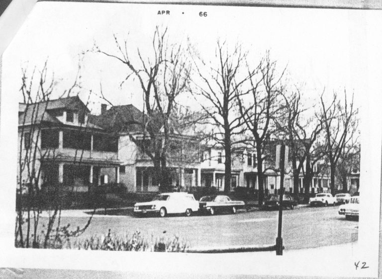 East side of 8th St. from Jackson to Edwards Lincoln Home NHS- Various Neighborhood locations, VF88-49, 42 neighborhood, historical