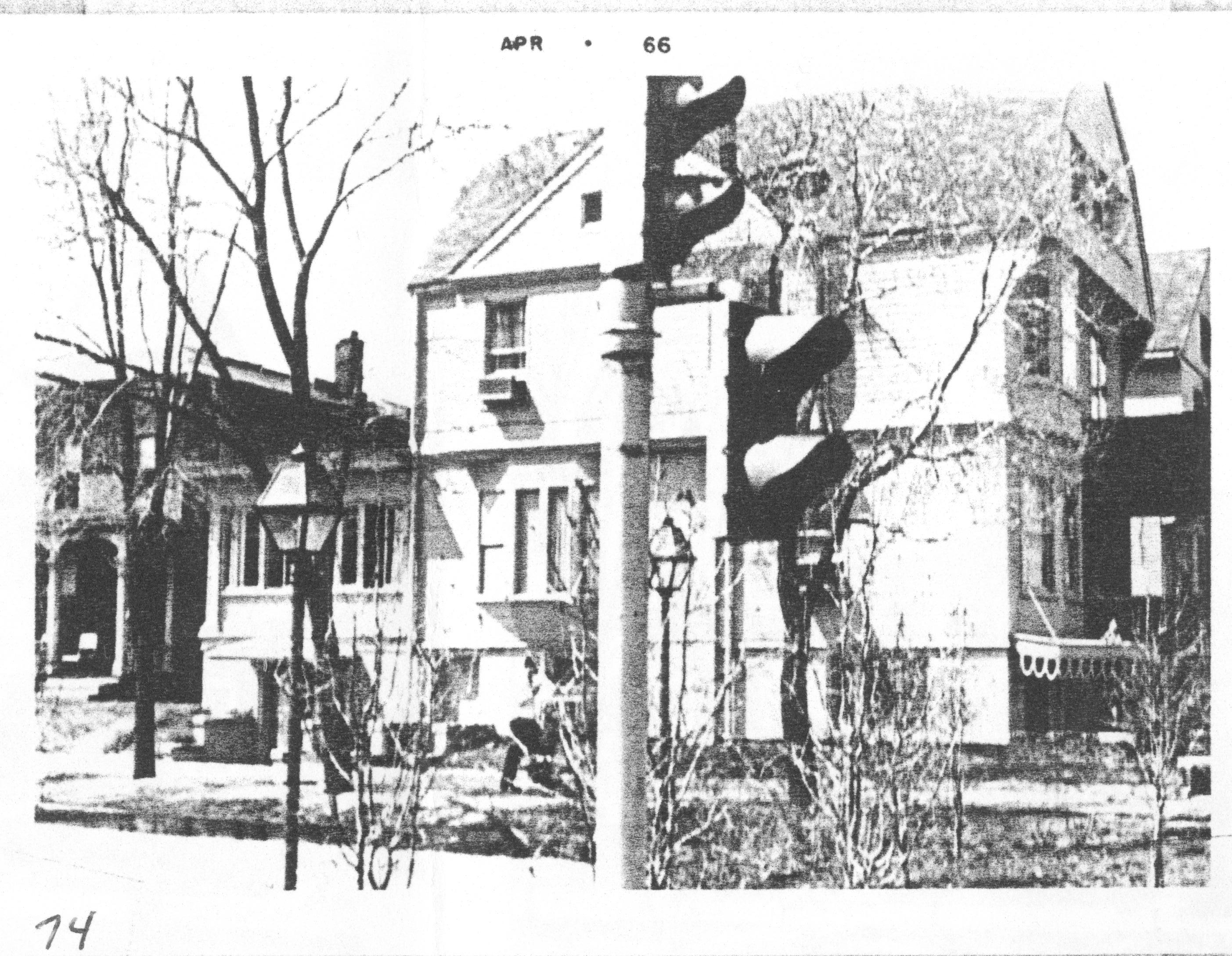 West side of 8th St. from Jackson to Capitol Lincoln Home NHS- Various Neighborhood locations, VF88-46, 74 neighborhood, historical