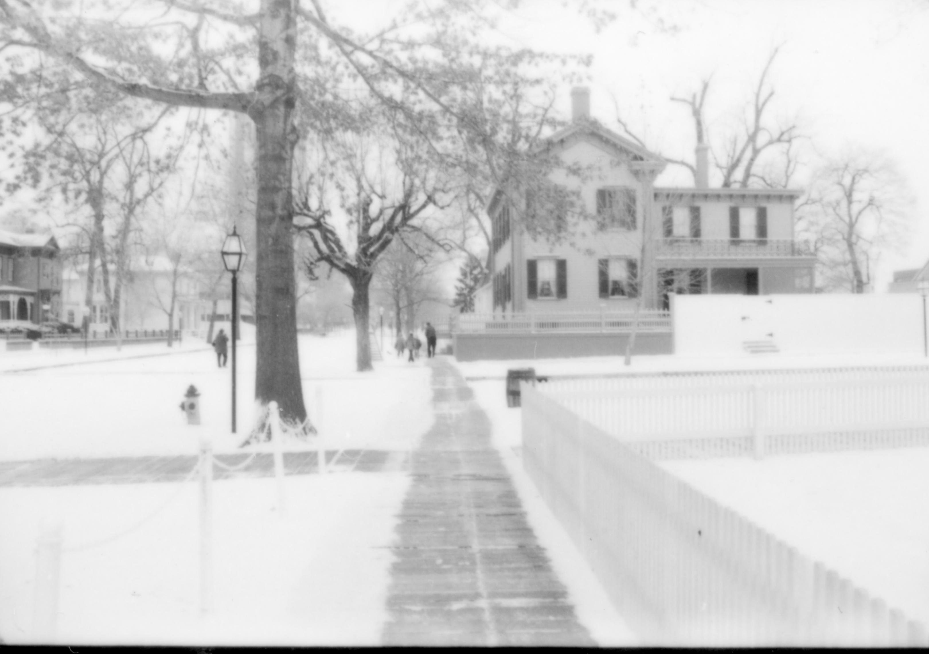 NA Lincoln Home NHS- Various locations, Buildings in Park, 104 neighborhood, historical, snow