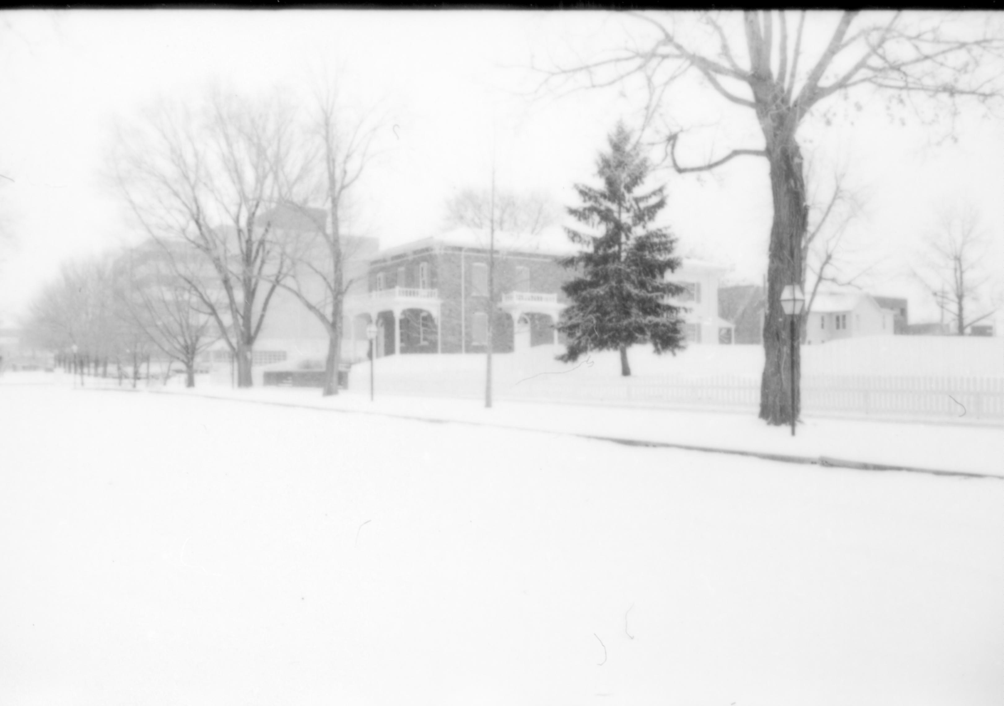 NA Lincoln Home NHS- Various locations, Buildings in Park, 104 neighborhood, historical, snow