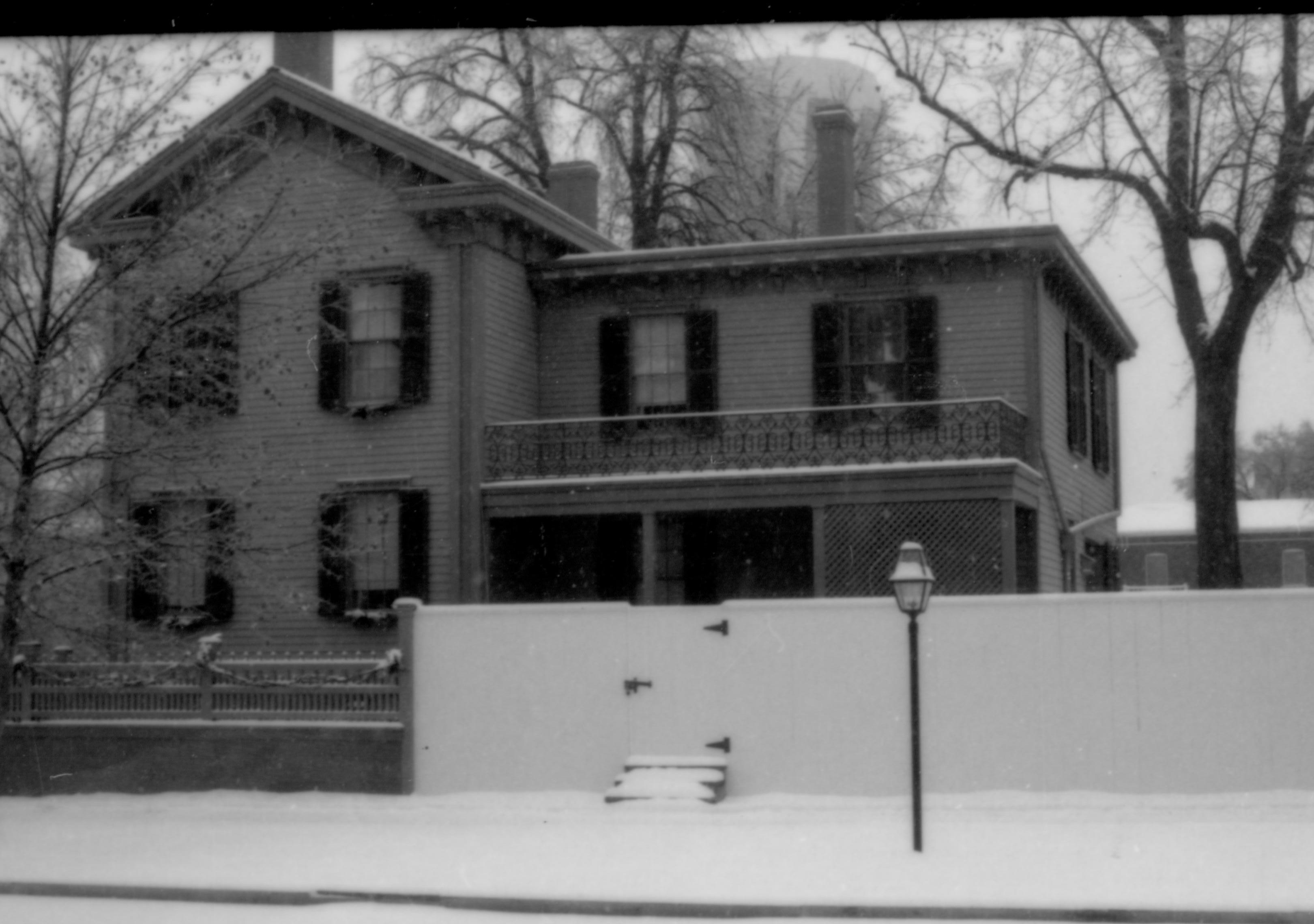 NA Lincoln Home NHS- Various locations, Buildings in Park, 81880 neighborhood, historical, snow