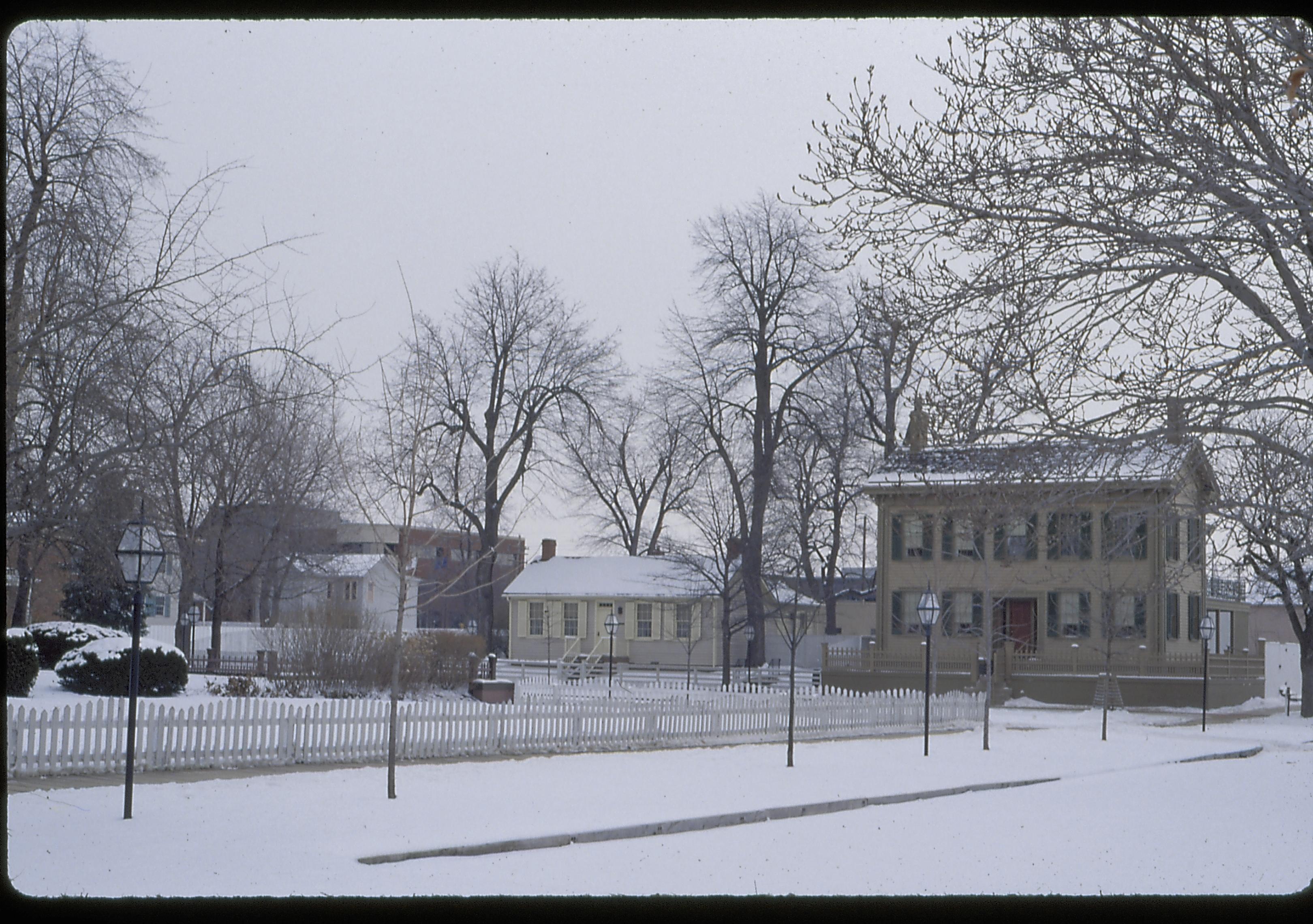 NA Lincoln Home NHS- Various locations, 7 neighborhood, snow, Lincoln