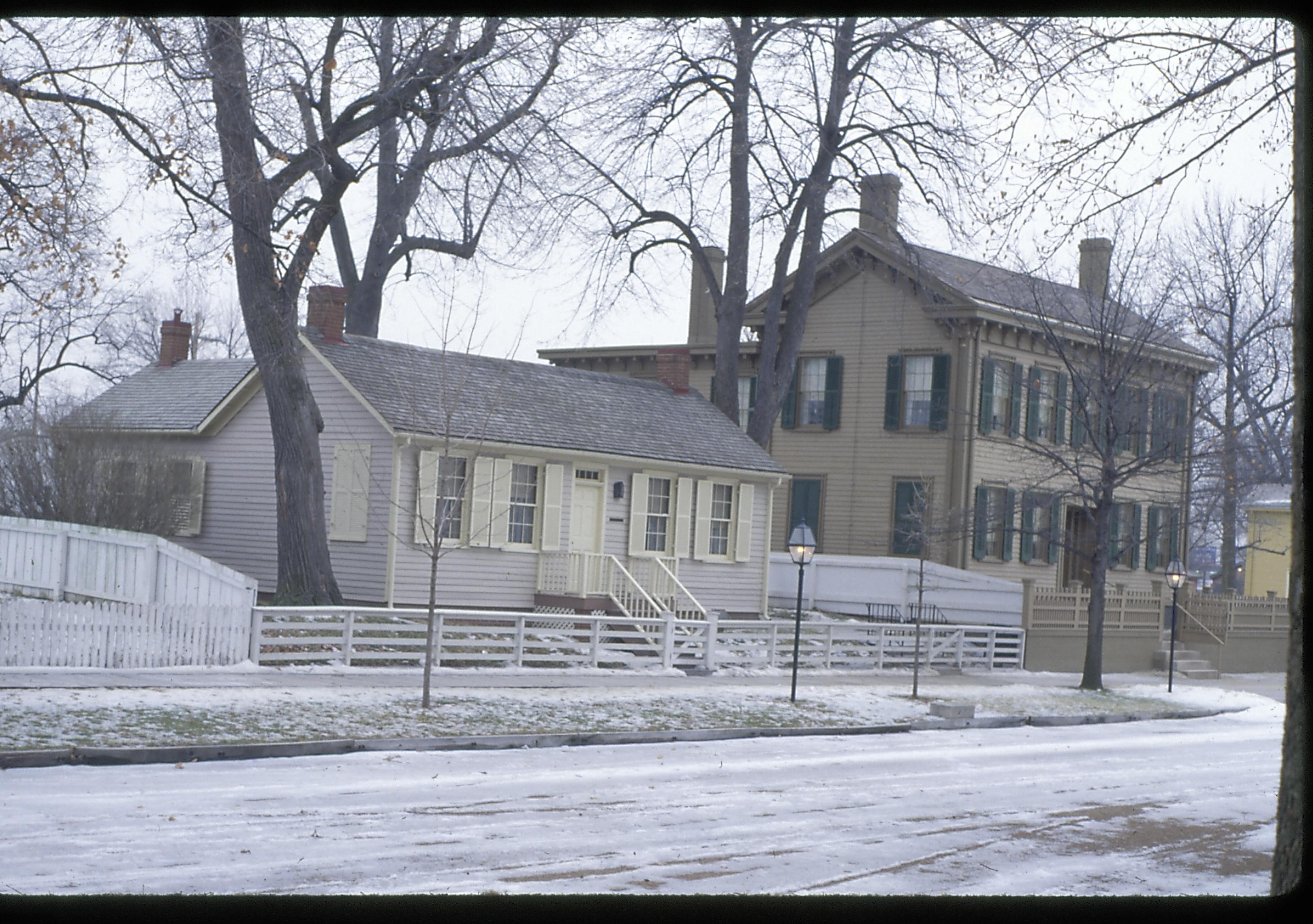 NA Lincoln Home NHS- Various locations, 20 neighborhood, snow, Lincoln, Corneau