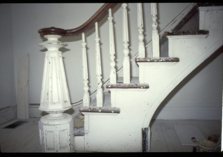 Shutt House Lincoln Home NHS- Shutt House restoration, 1 Shutt House, restoration