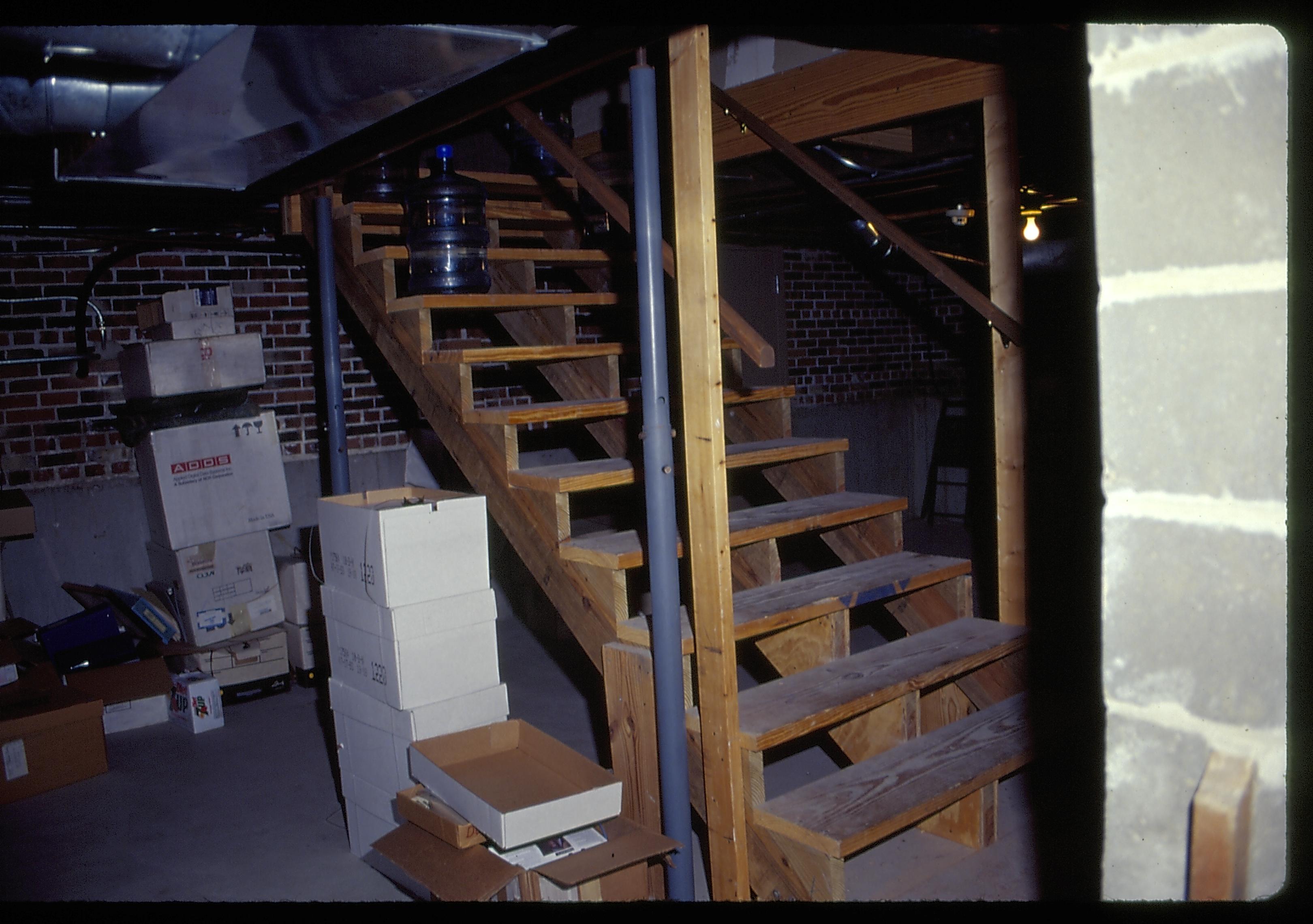 Shutt House Lincoln Home NHS- Shutt House restoration, 21 Shutt House, restoration, basement