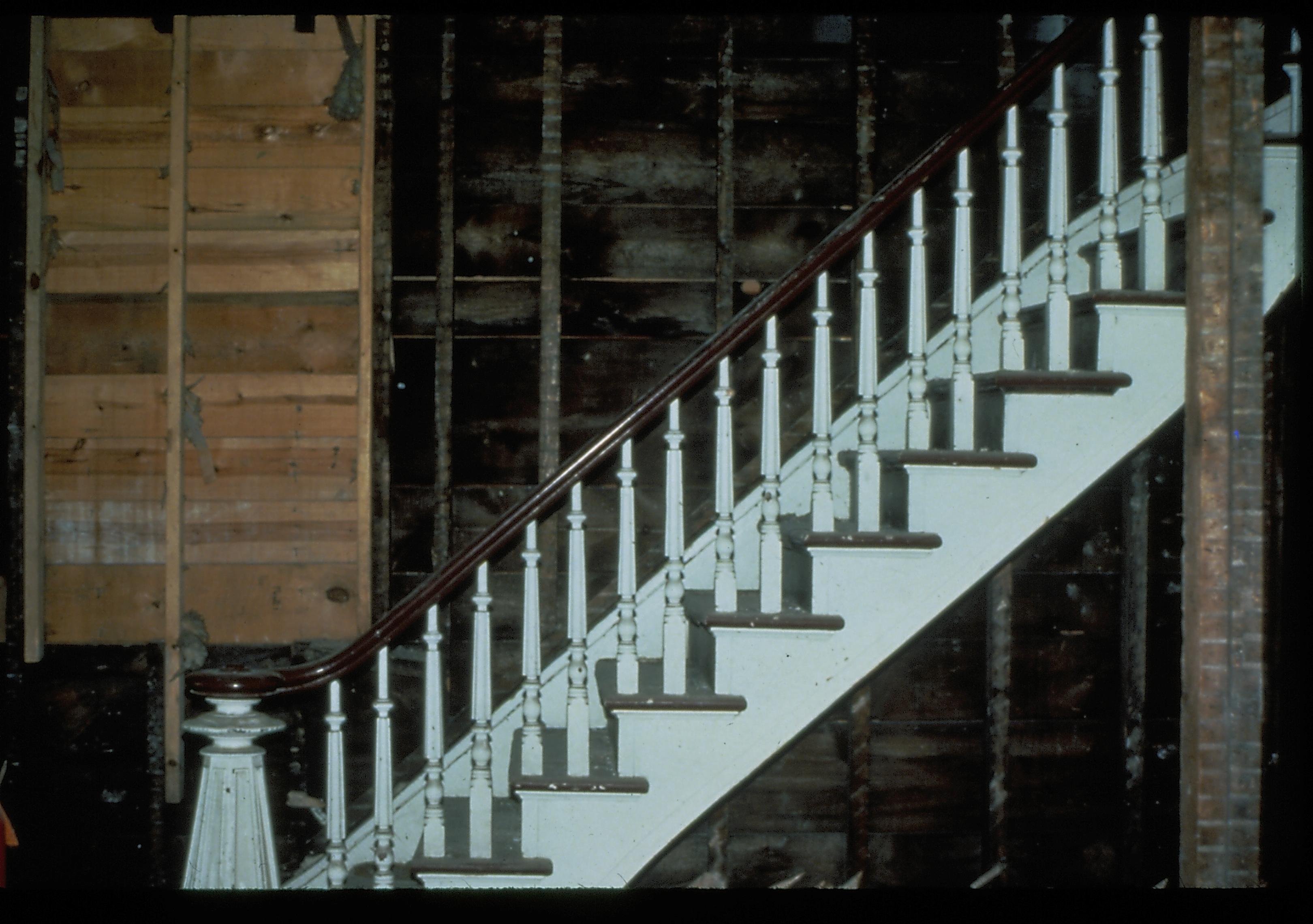 Shutt House Lincoln Home NHS- Shutt House restoration Shutt House, restoration, stairway