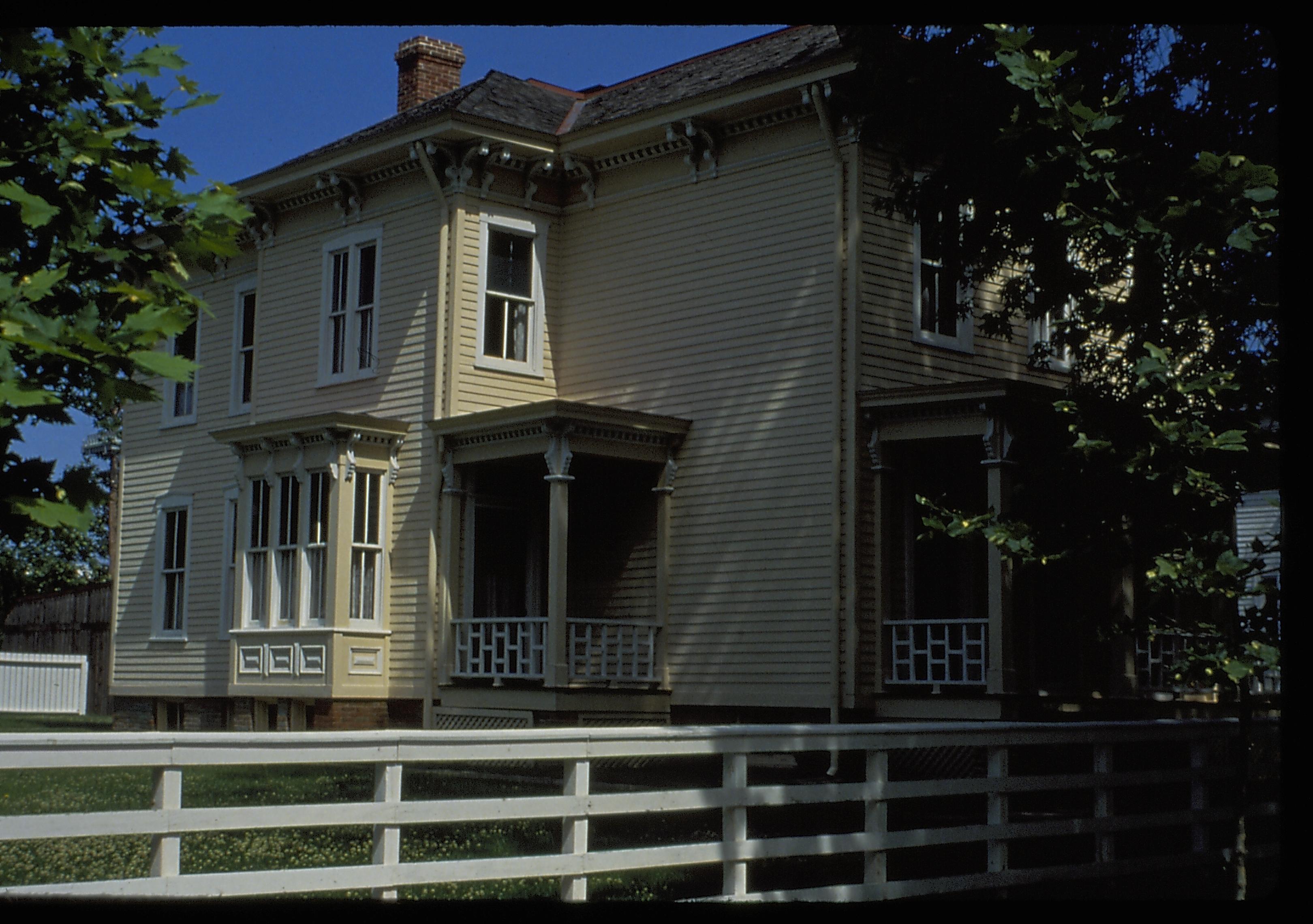 NA Lincoln Home NHS- Sprigg House Restoration, Archives/Other Homes Shutt House, porch