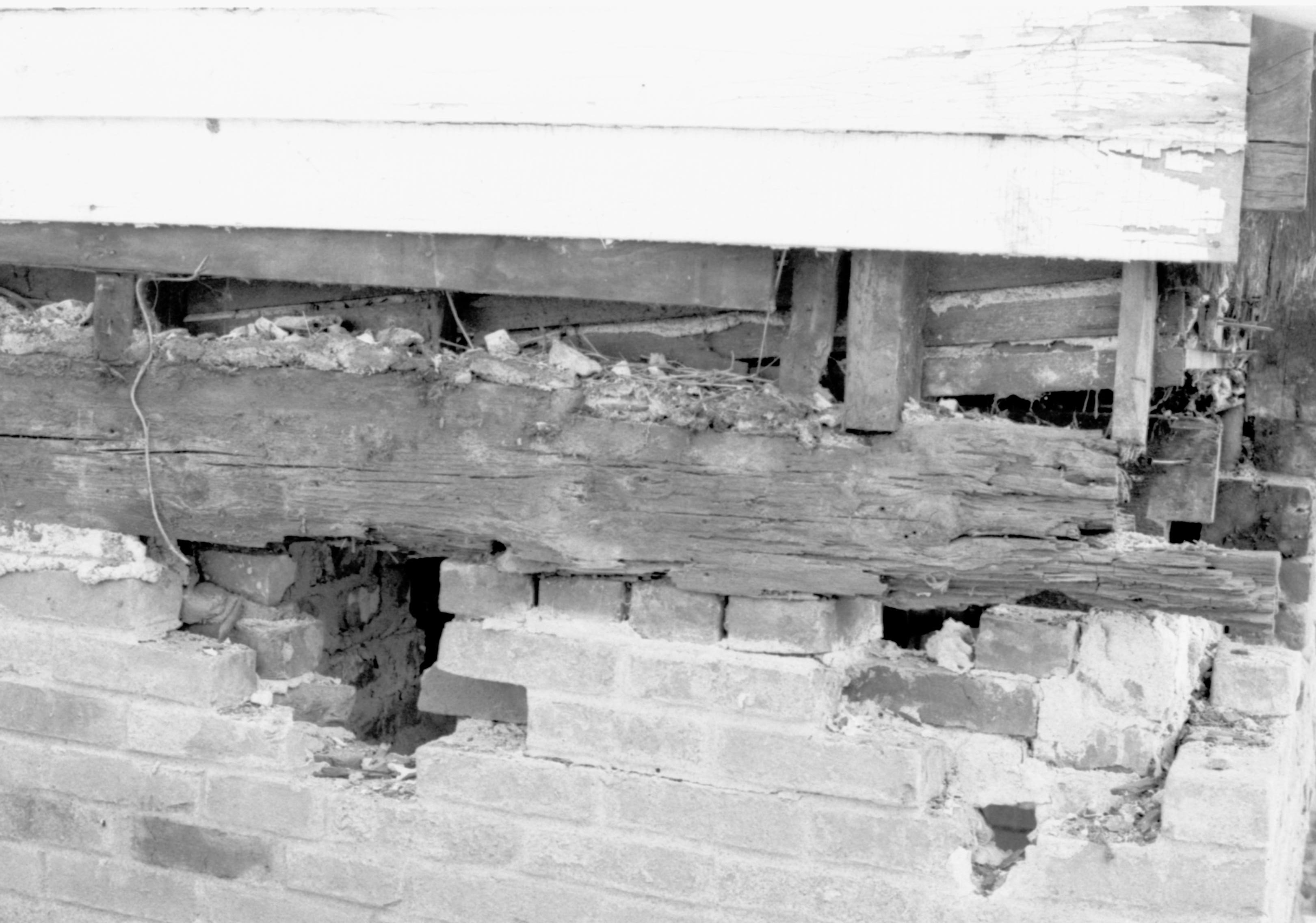 NA Lincoln Home NHS- Sprigg House Restoration 1984 Sprigg House, foundation