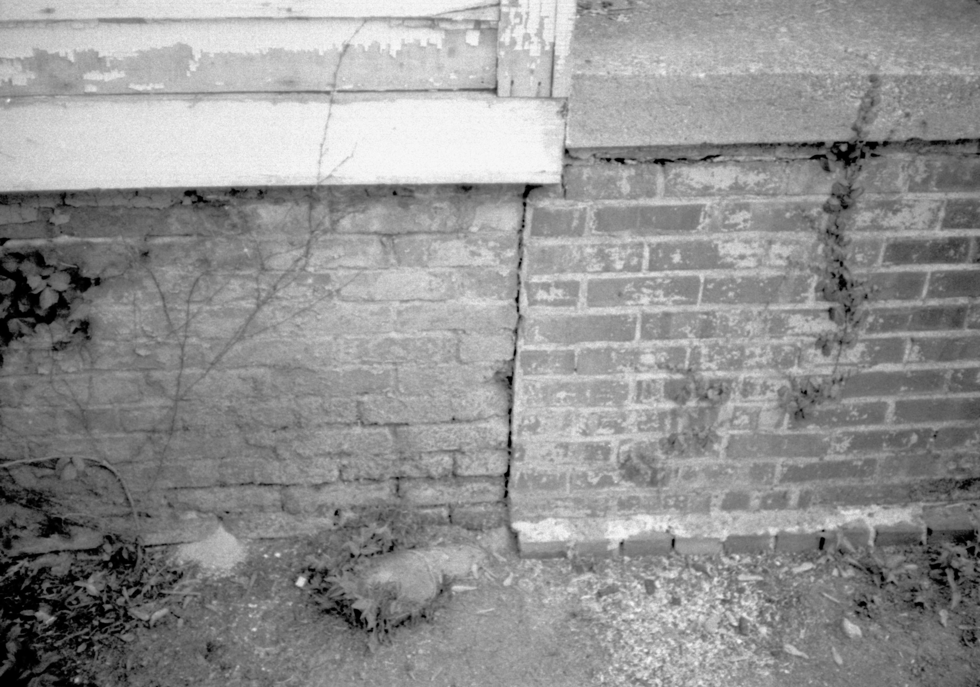 NA Lincoln Home NHS- Sprigg House Restoration 1984 Sprigg House, foundation