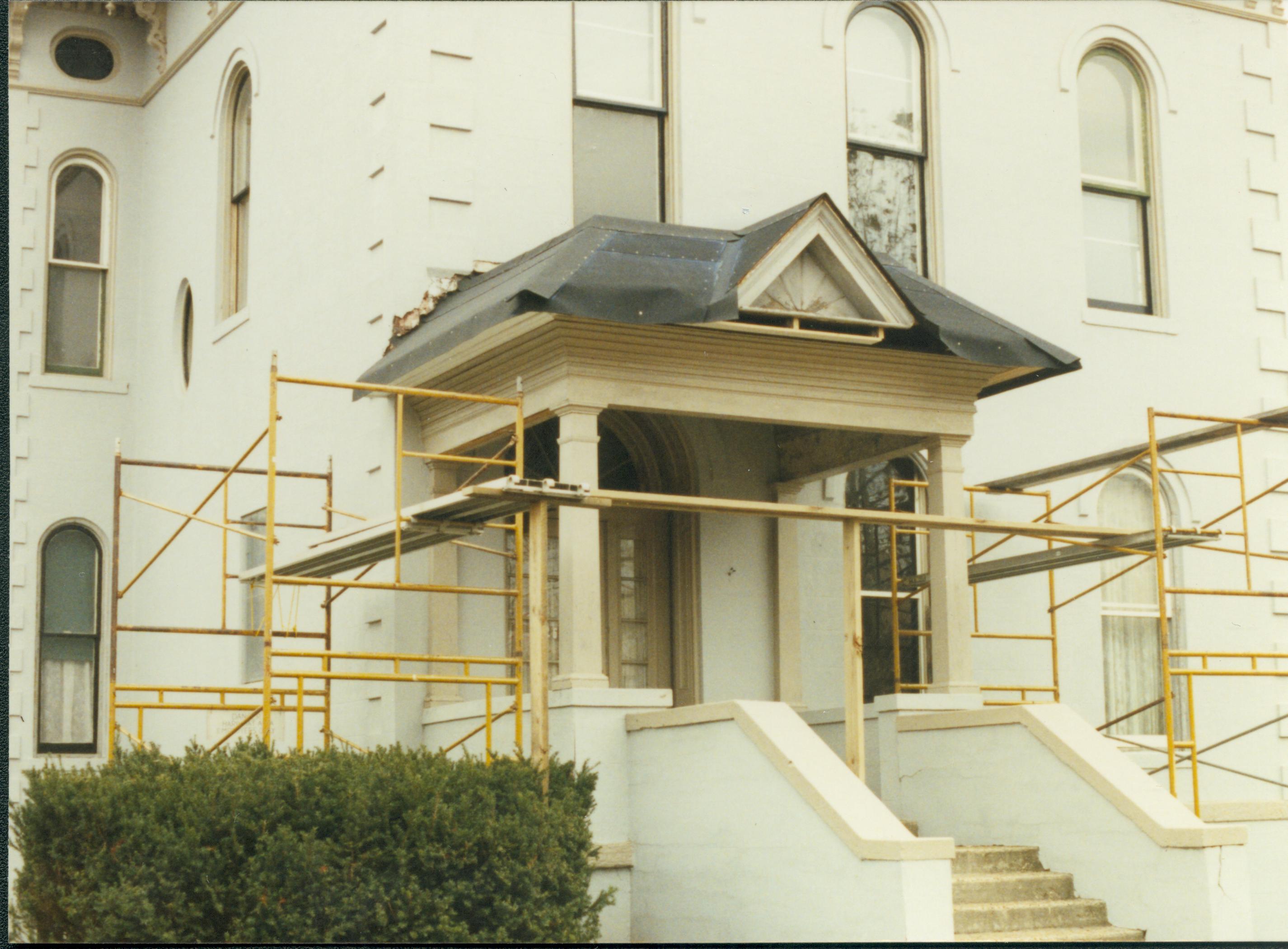 Stuve House front porch Lincoln Home NHS- Stuve House Stuve House, restoration, porch