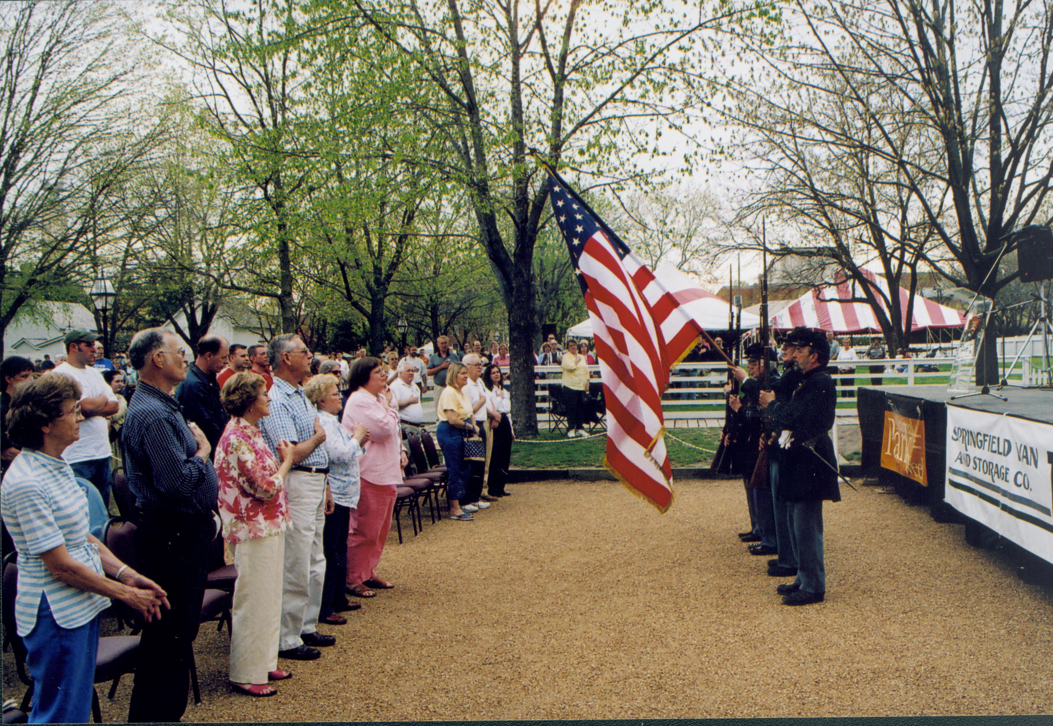 NA Lincoln Home NHS- Lincoln Presidential Museum Opening, Disc F 18 Lincoln Museum, ceremony