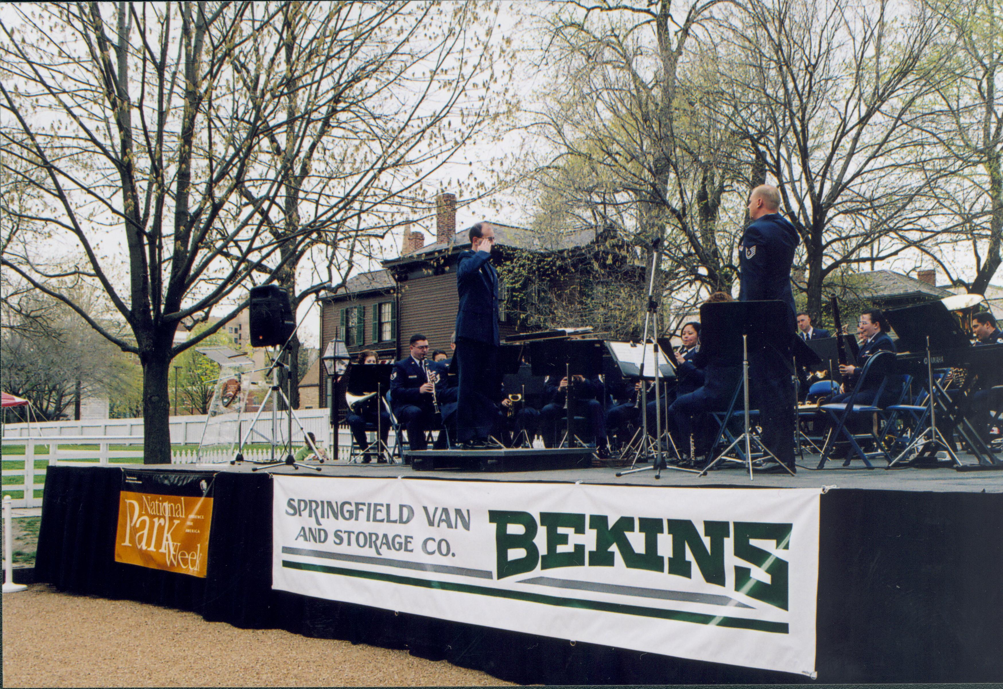 Air Force Band concert Lincoln Home NHS- Lincoln Presidential Museum Opening, Disc F 13 Lincoln Museum, concert