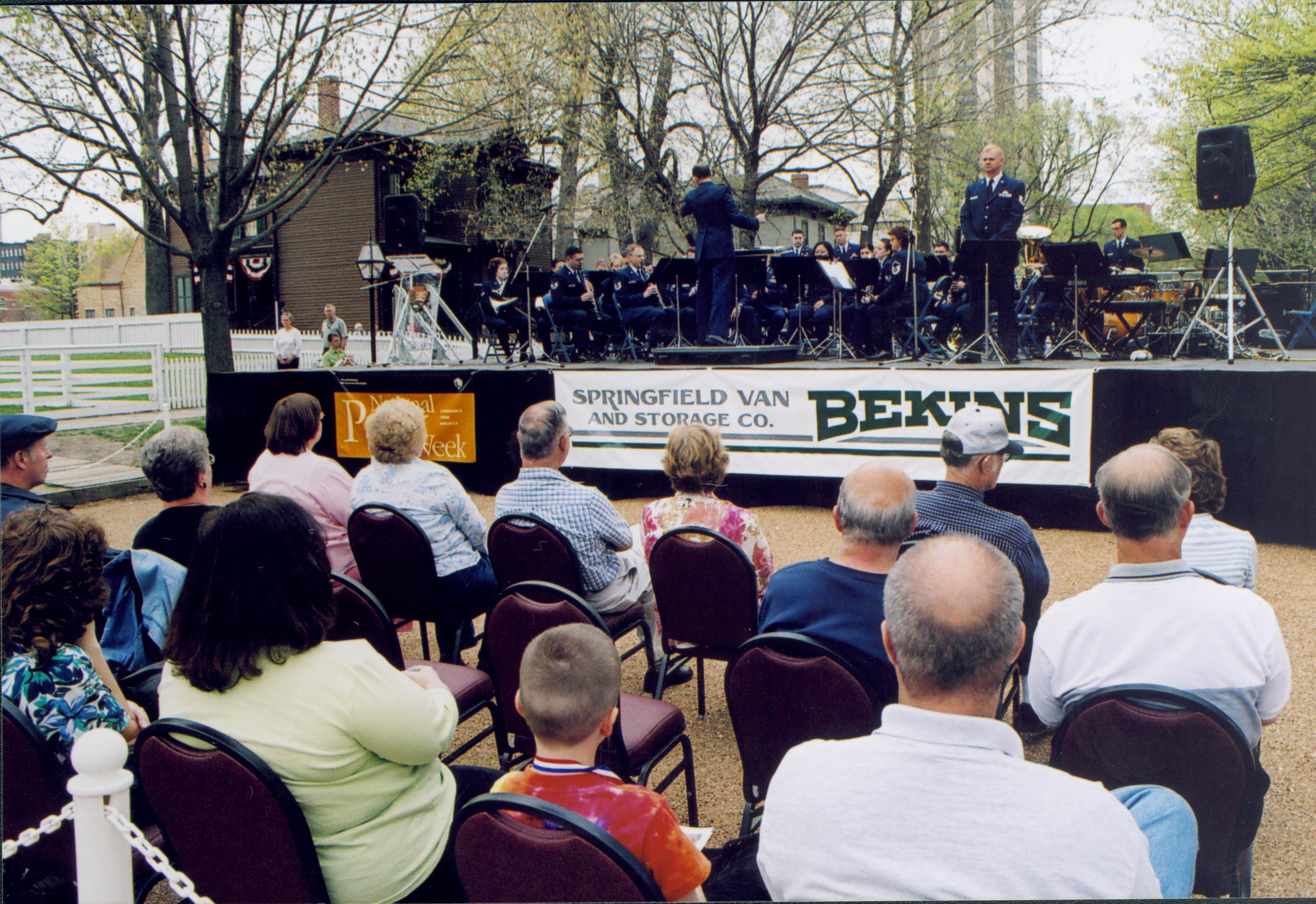 Air Force Band concert Lincoln Home NHS- Lincoln Presidential Museum Opening, Disc F 14 Lincoln Museum, concert