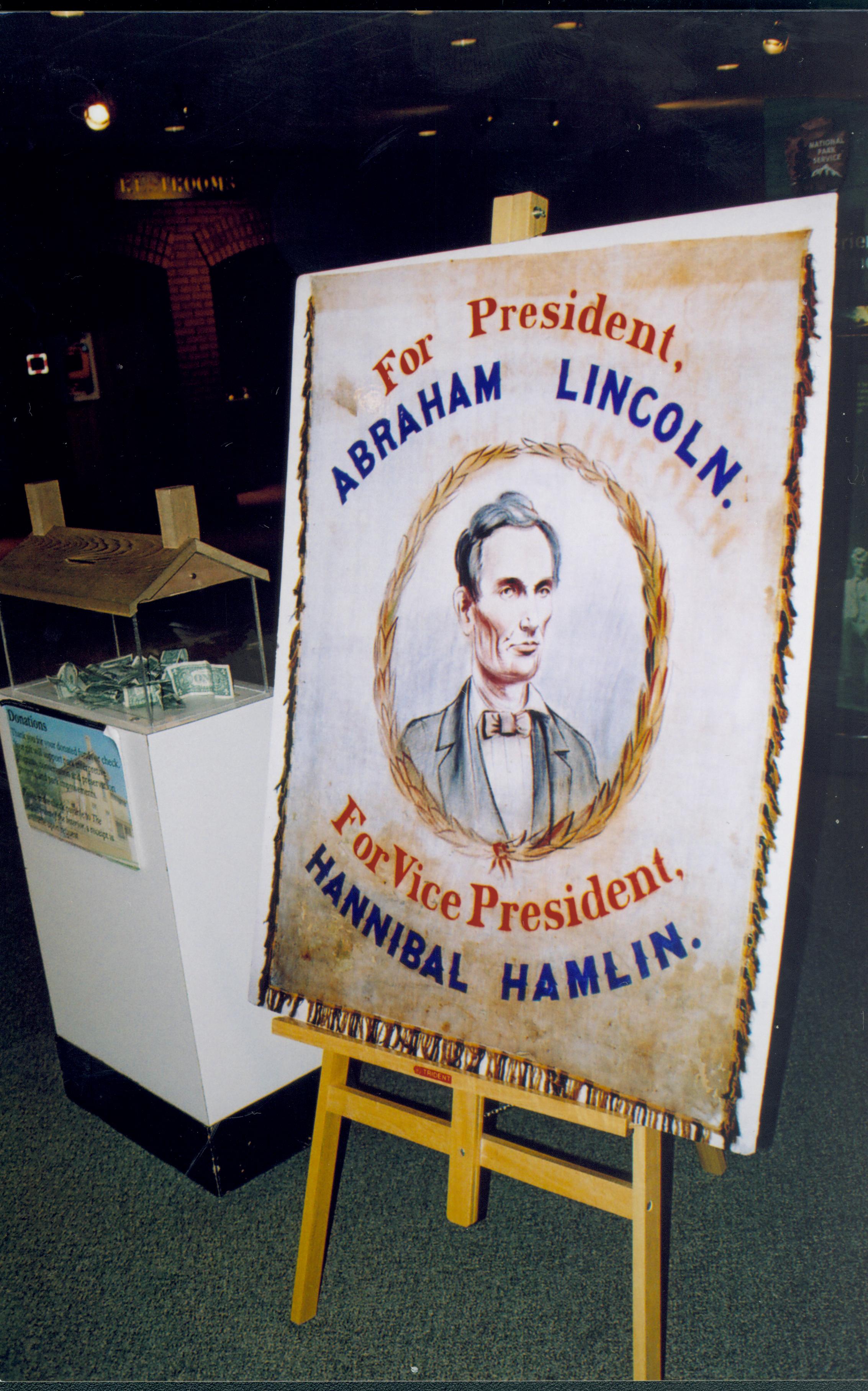 NA Lincoln Home NHS- Great Western Depot, Disc H 6 Visitor Center, exhibit
