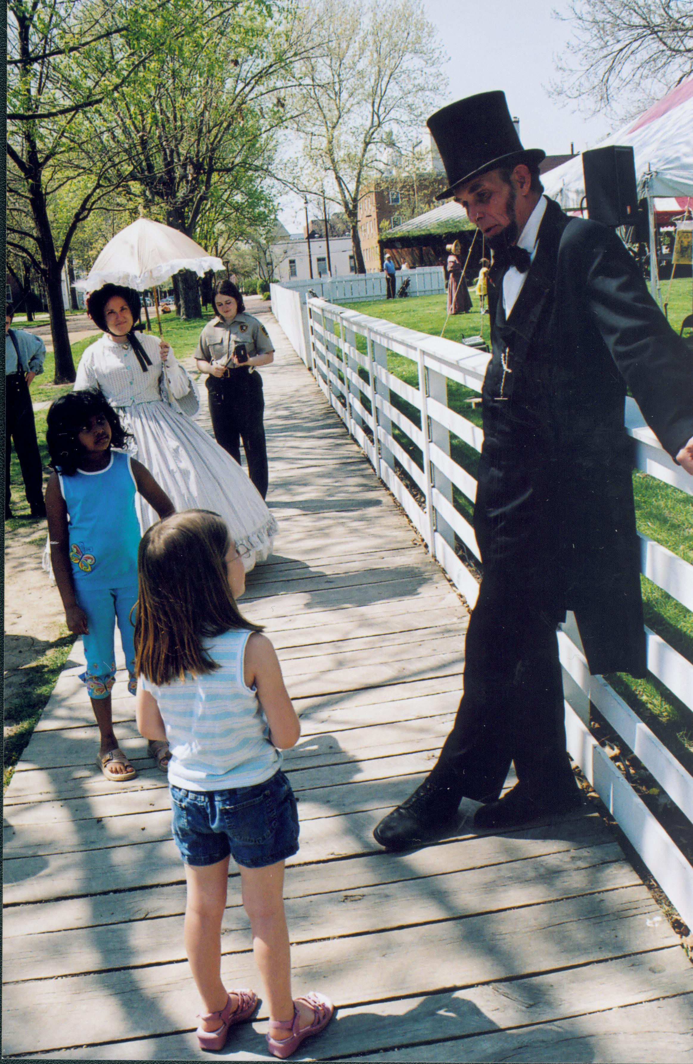 NA Lincoln Home NHS- Lincoln Presidential Museum, Disc L 20 impersonator, Presidential Museum