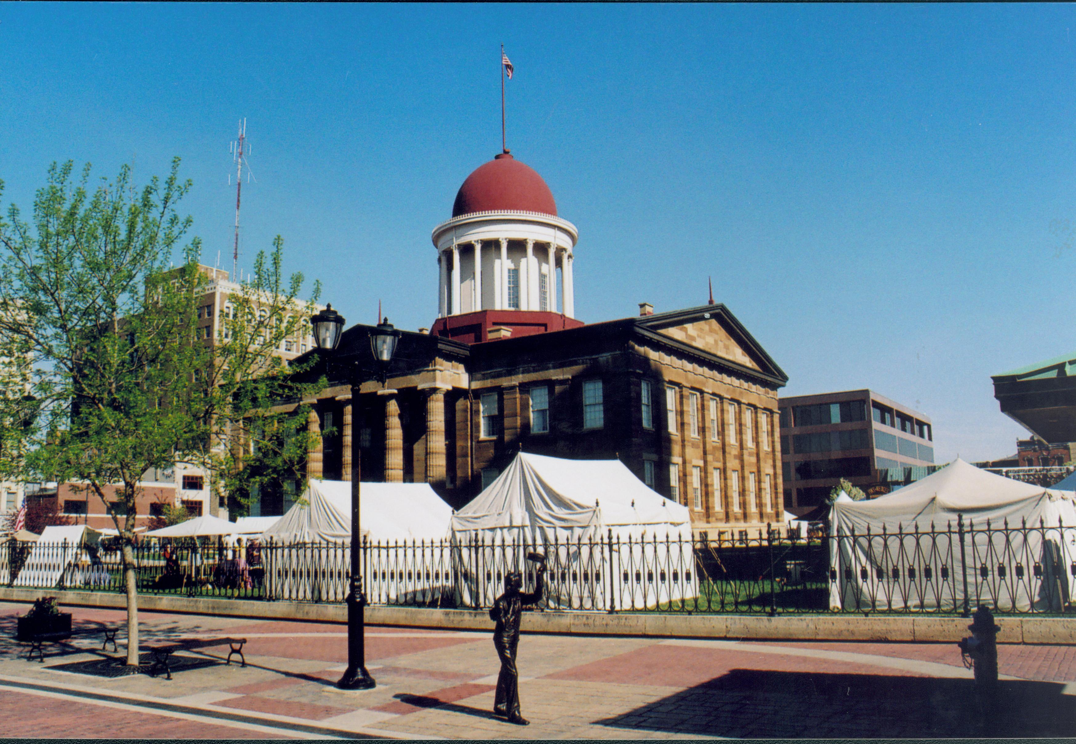 NA Lincoln Home NHS- Lincoln Presidential Museum, Disc N 8 Presidential Museum, Old State Capitol