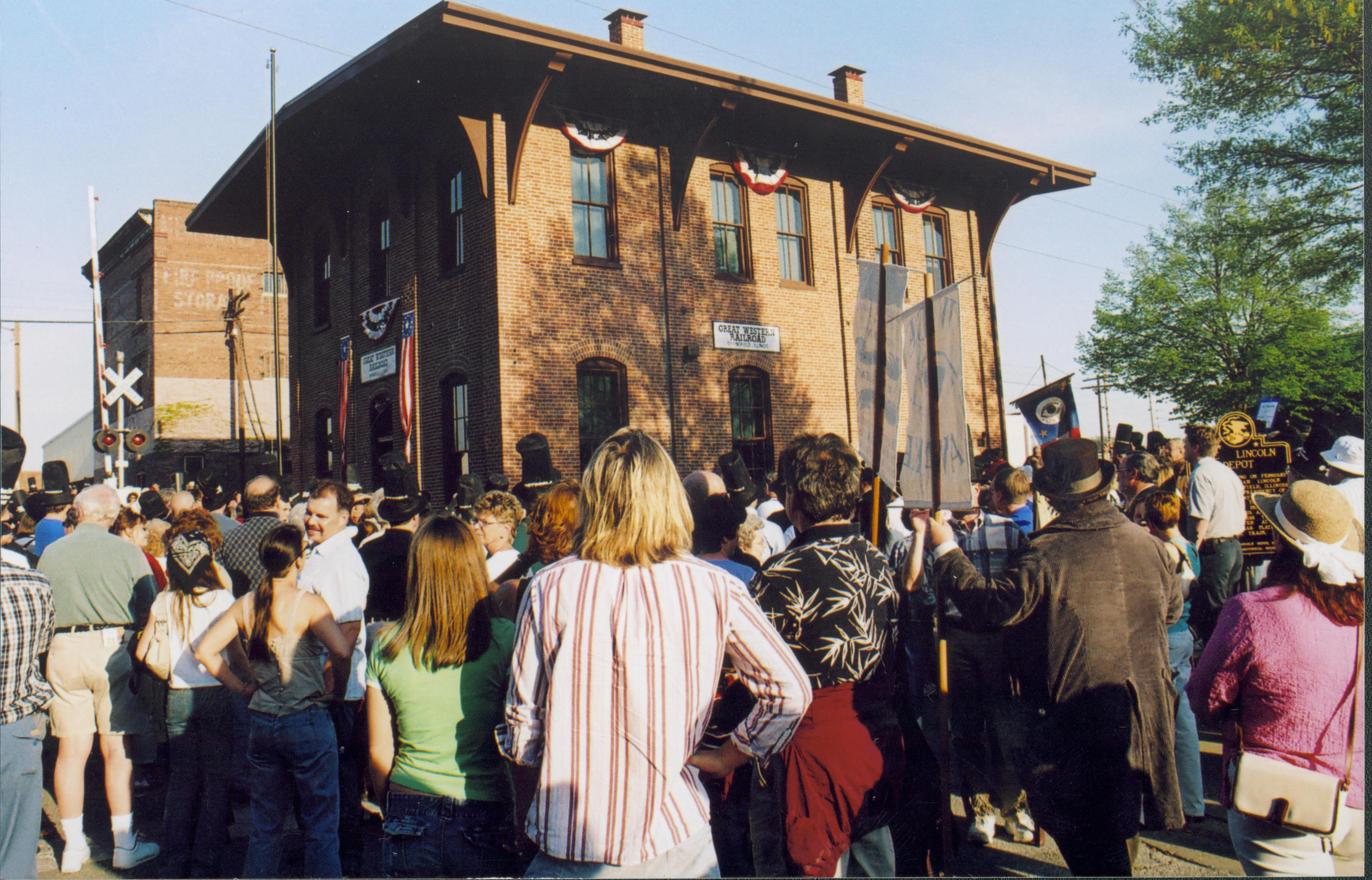 NA Lincoln Home NHS- Presidential Museum, Disc P 24A Presidential Museum, Train depot