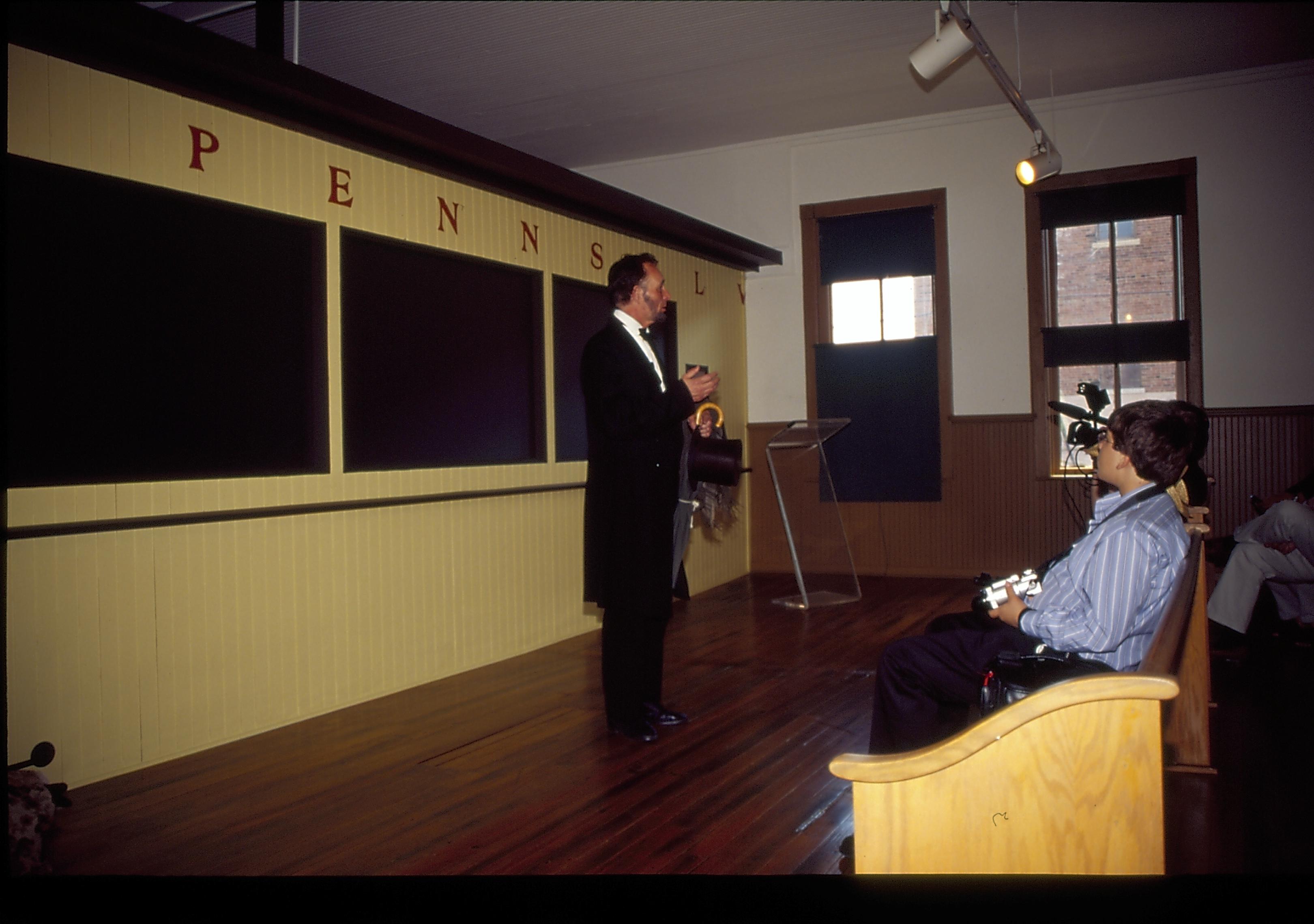 NA Lincoln Home NHS- Presidential Museum Opening Presidential Museum, train depot